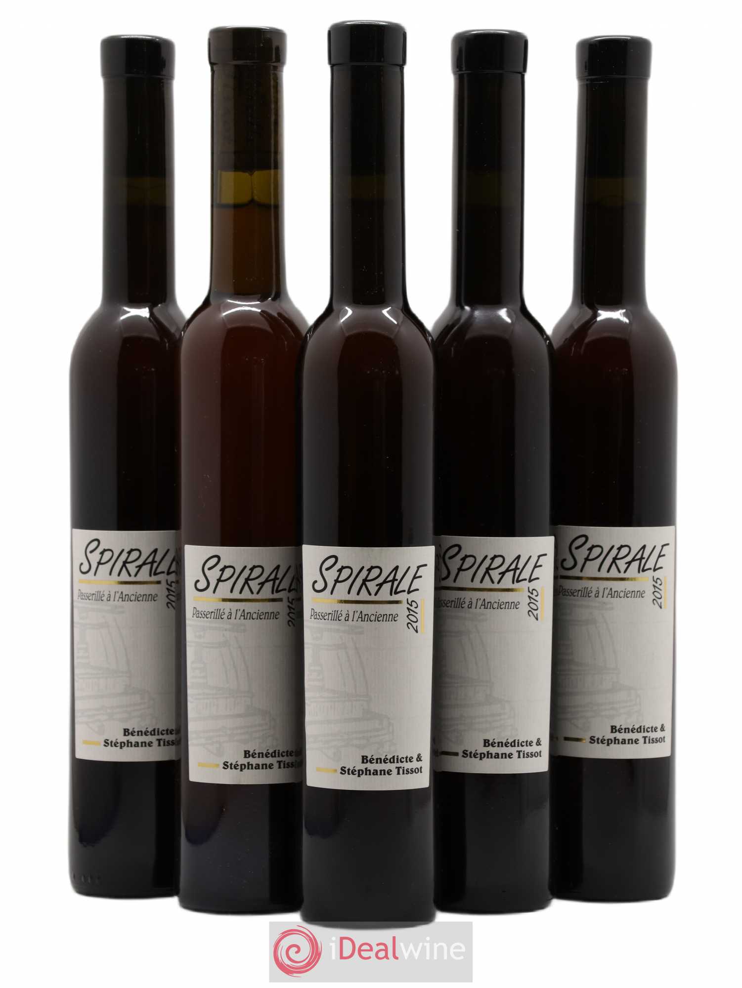 Vin de France Spirale Passerillé Bénédicte et Stéphane Tissot 2015 - Posten von 5 Demi-Flaschen - 0