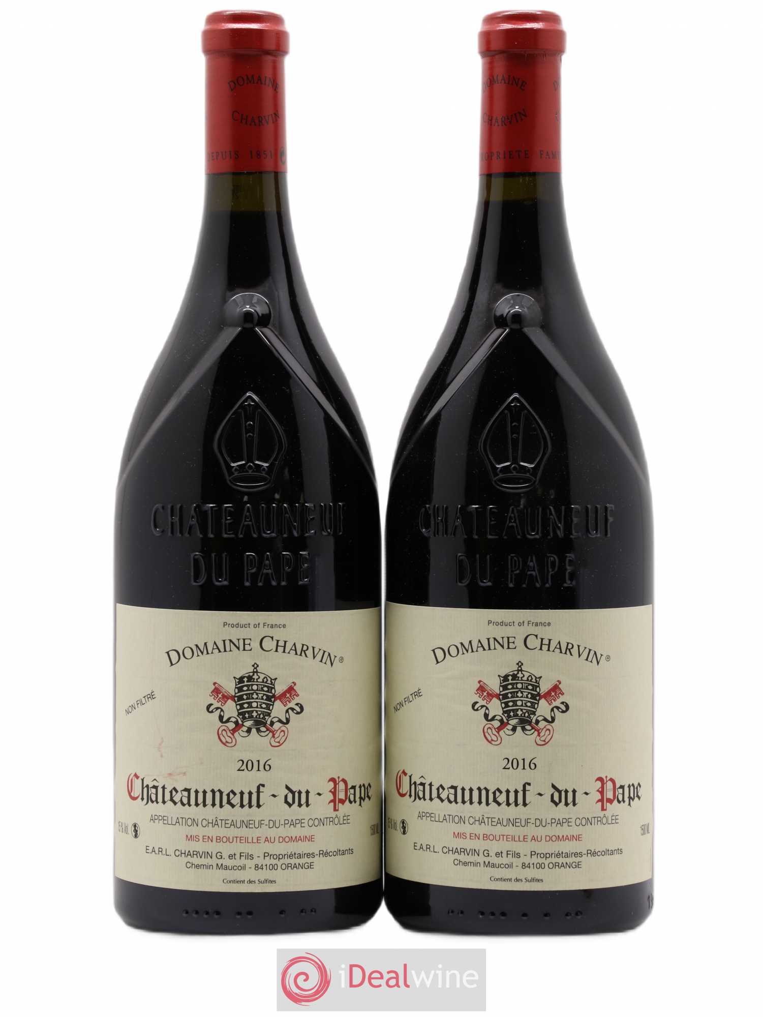 Châteauneuf-du-Pape Charvin (Domaine) 2016 - Lot de 2 magnums - 0