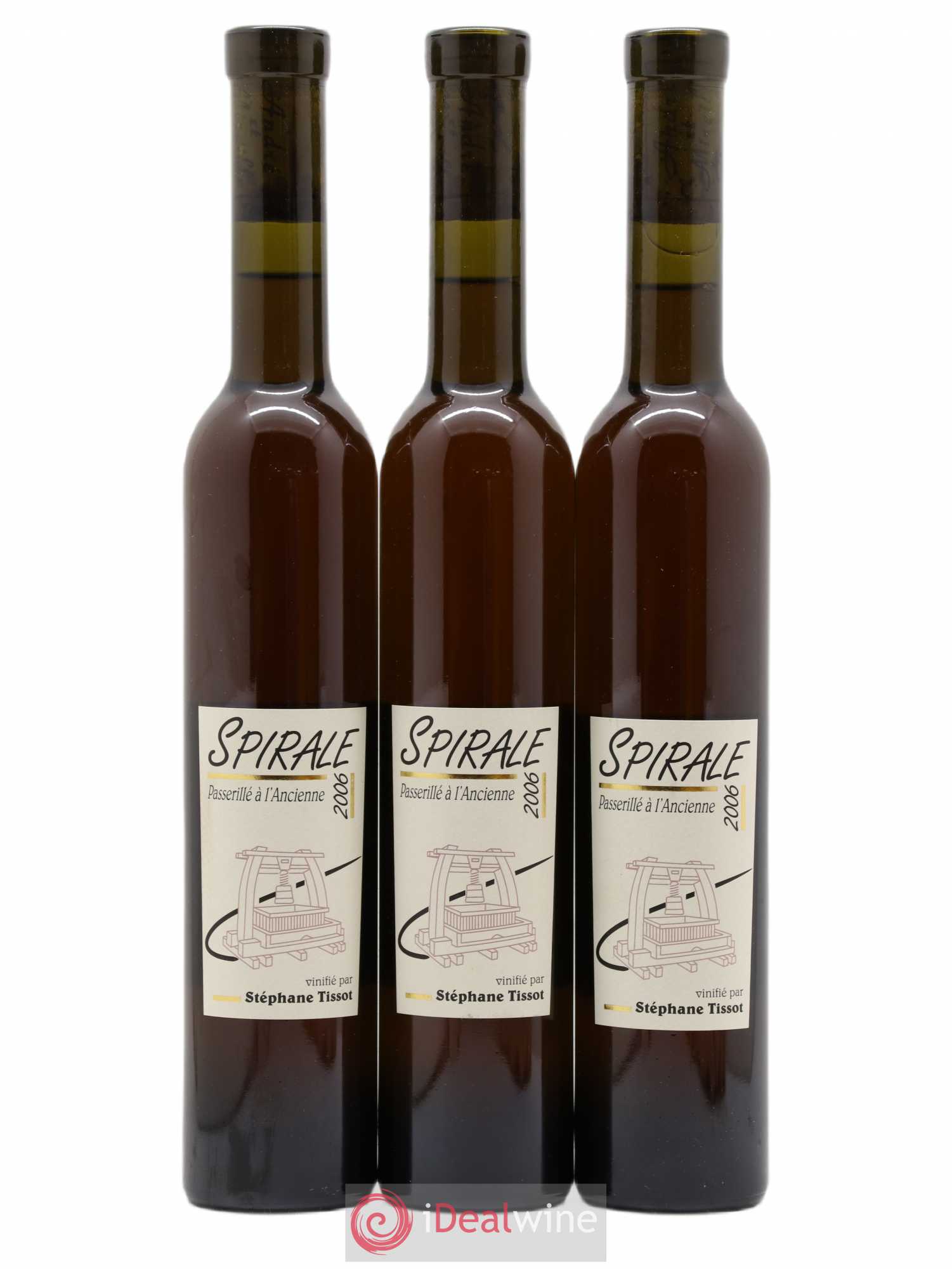 Vin de France Spirale Passerillé Bénédicte et Stéphane Tissot 2006 - Posten von 3 Demi-Flaschen - 0
