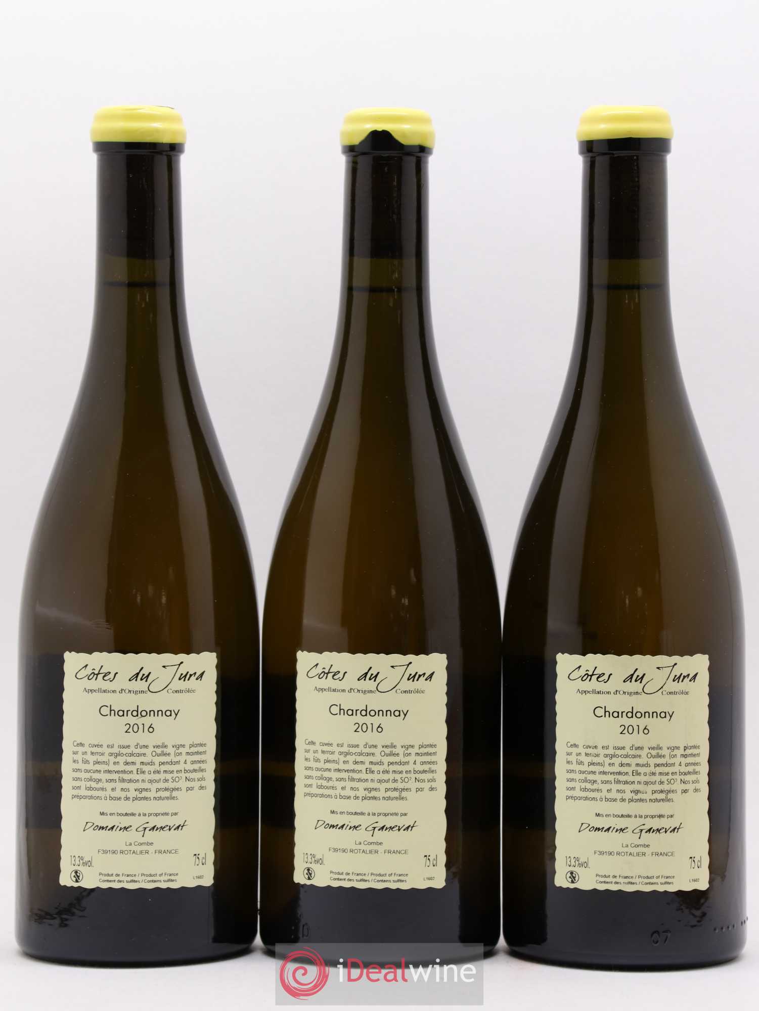 Côtes du Jura Les Chamois du Paradis Jean-François Ganevat (Domaine) 2016 - Lot de 3 bouteilles - 1