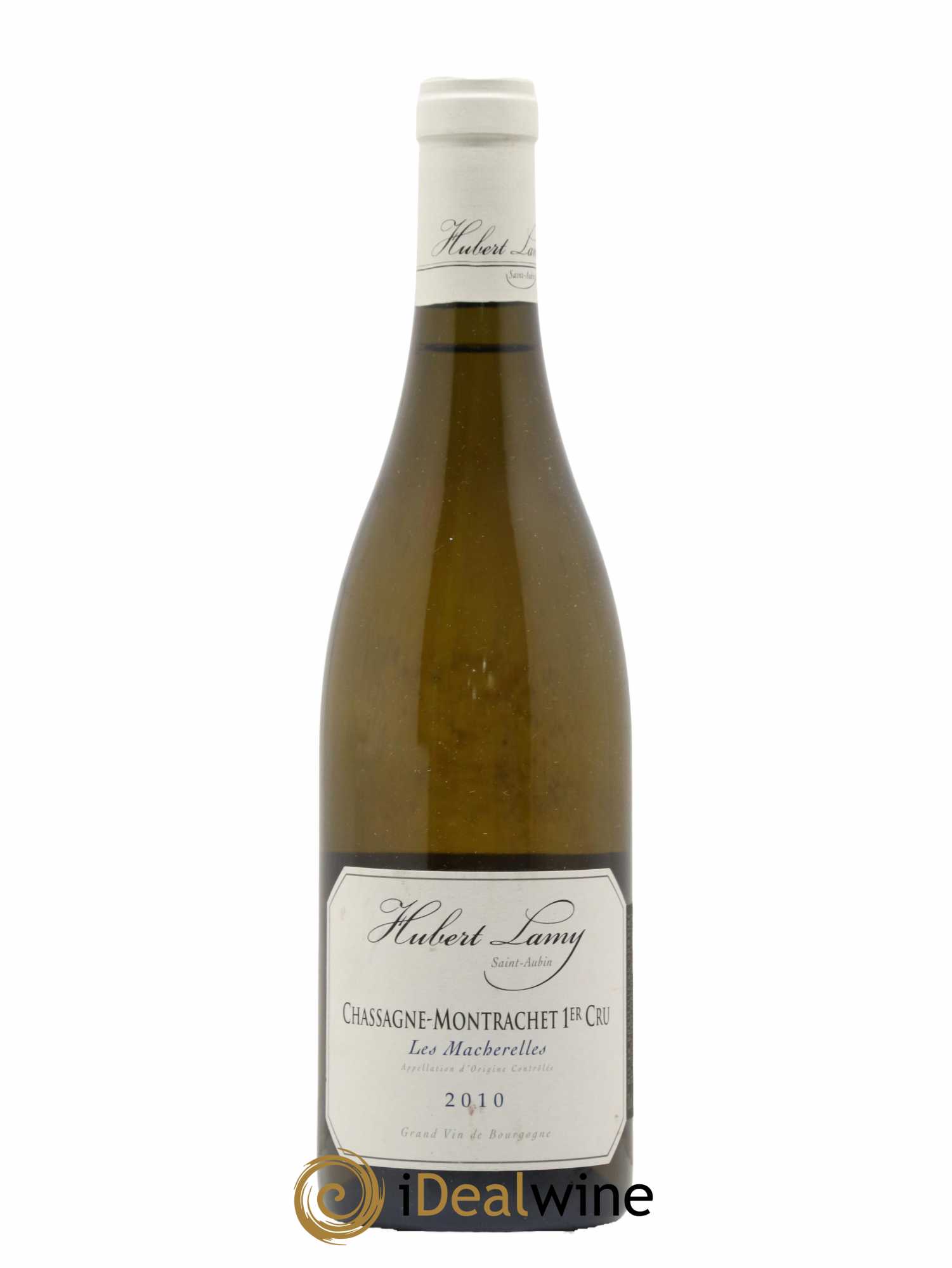 Chassagne-Montrachet 1er Cru Les Macherelles Hubert Lamy 2010 - Lot de 1 bouteille - 0