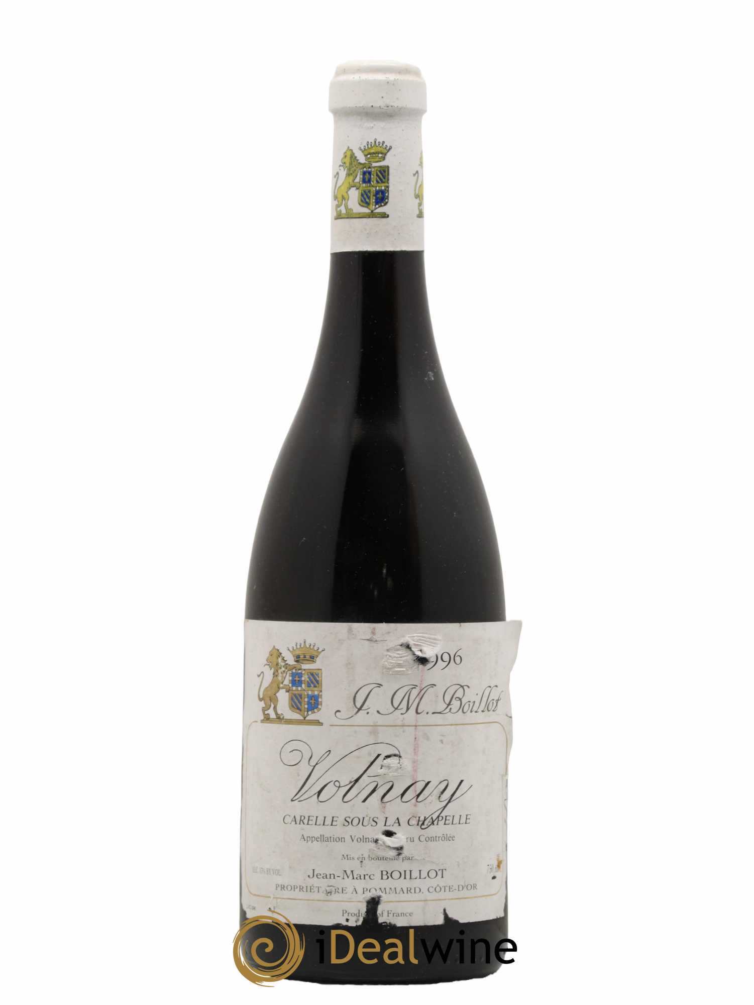 Volnay 1er Cru Carrelle sous la chapelle Jean-Marc Boillot 1996 - Lot de 1 bouteille - 0