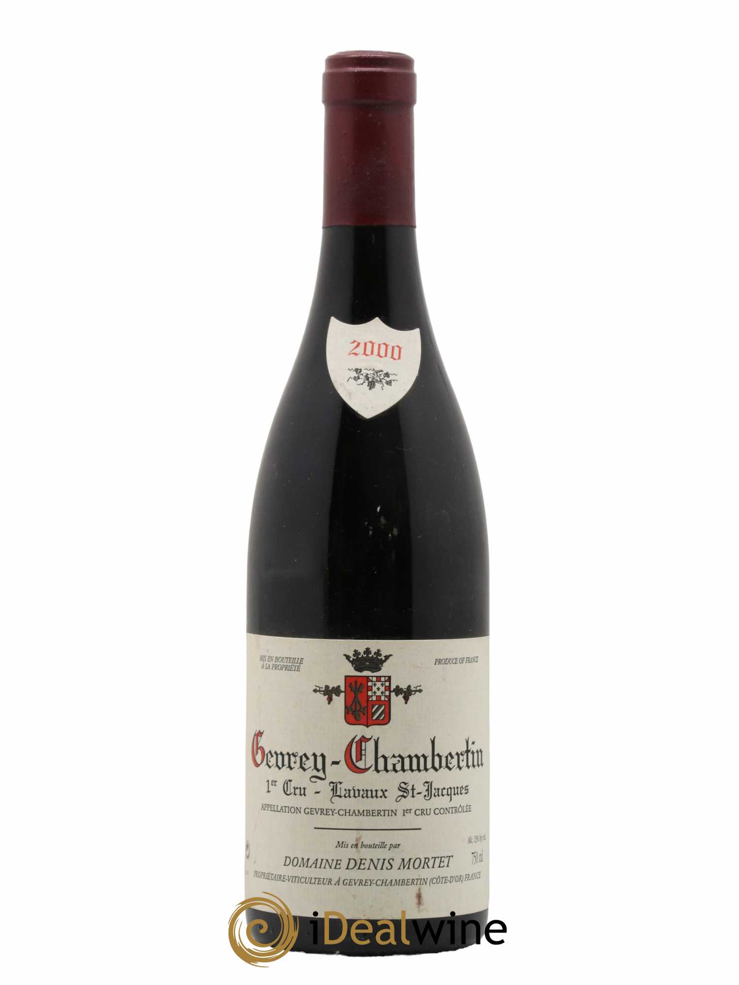 Gevrey-Chambertin 1er Cru Lavaux Saint Jacques Denis Mortet (Domaine) 2000 - Lot de 1 bouteille - 0