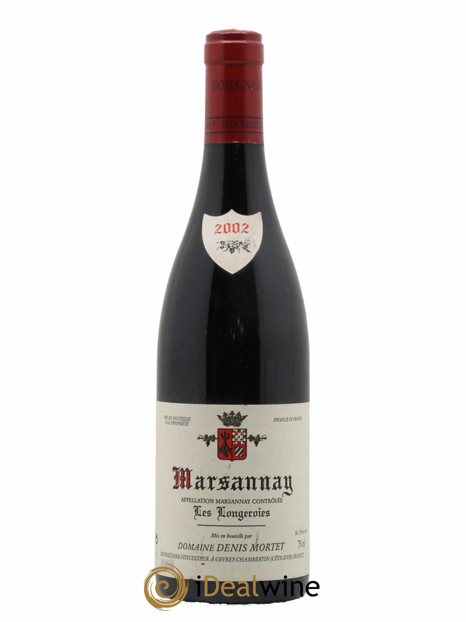 Marsannay Les Longeroies Denis Mortet (Domaine) 2002 - Lot de 1 bouteille - 0