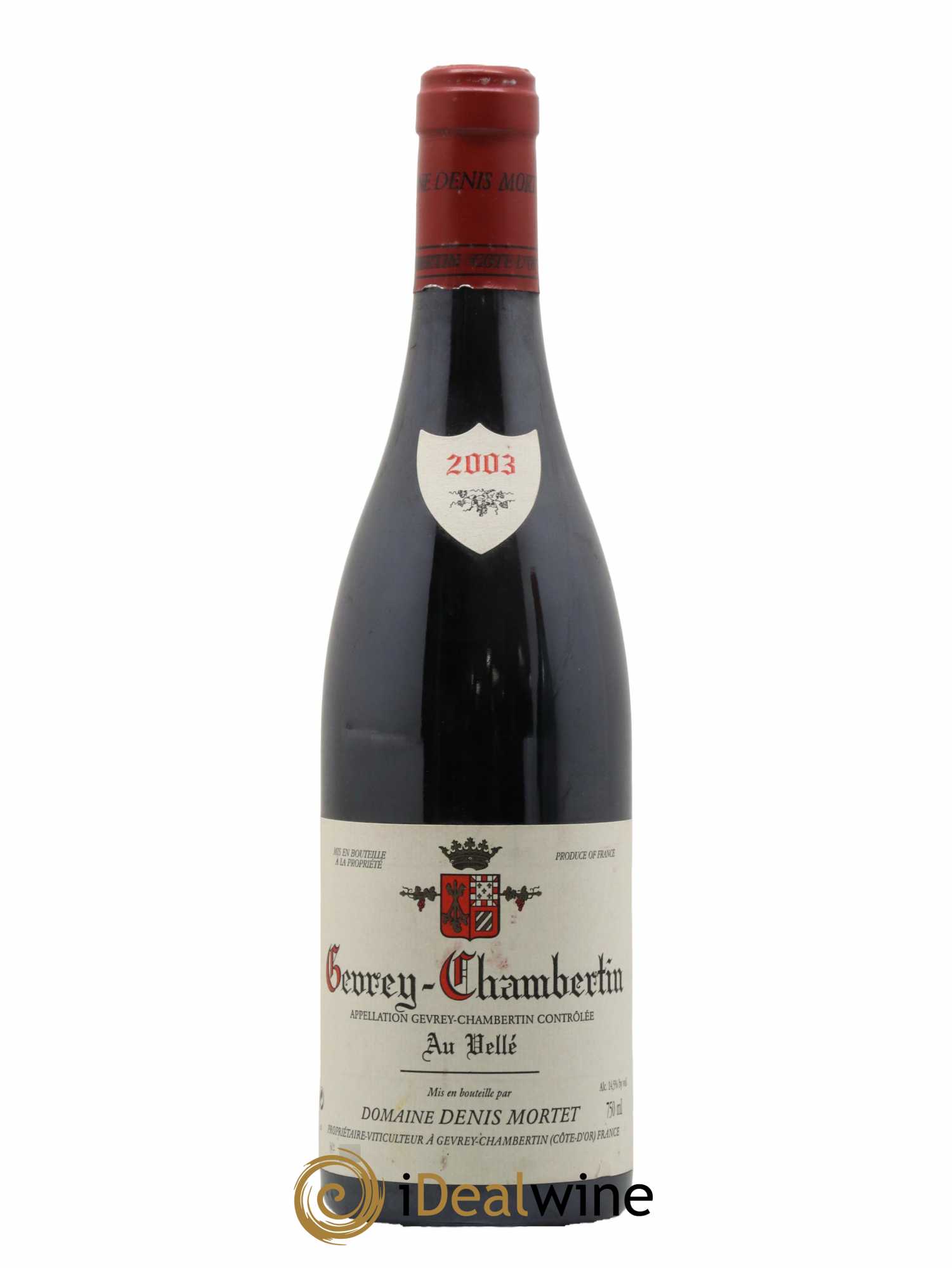Gevrey-Chambertin Au Vellé Denis Mortet (Domaine) 2003 - Lot de 1 bouteille - 0