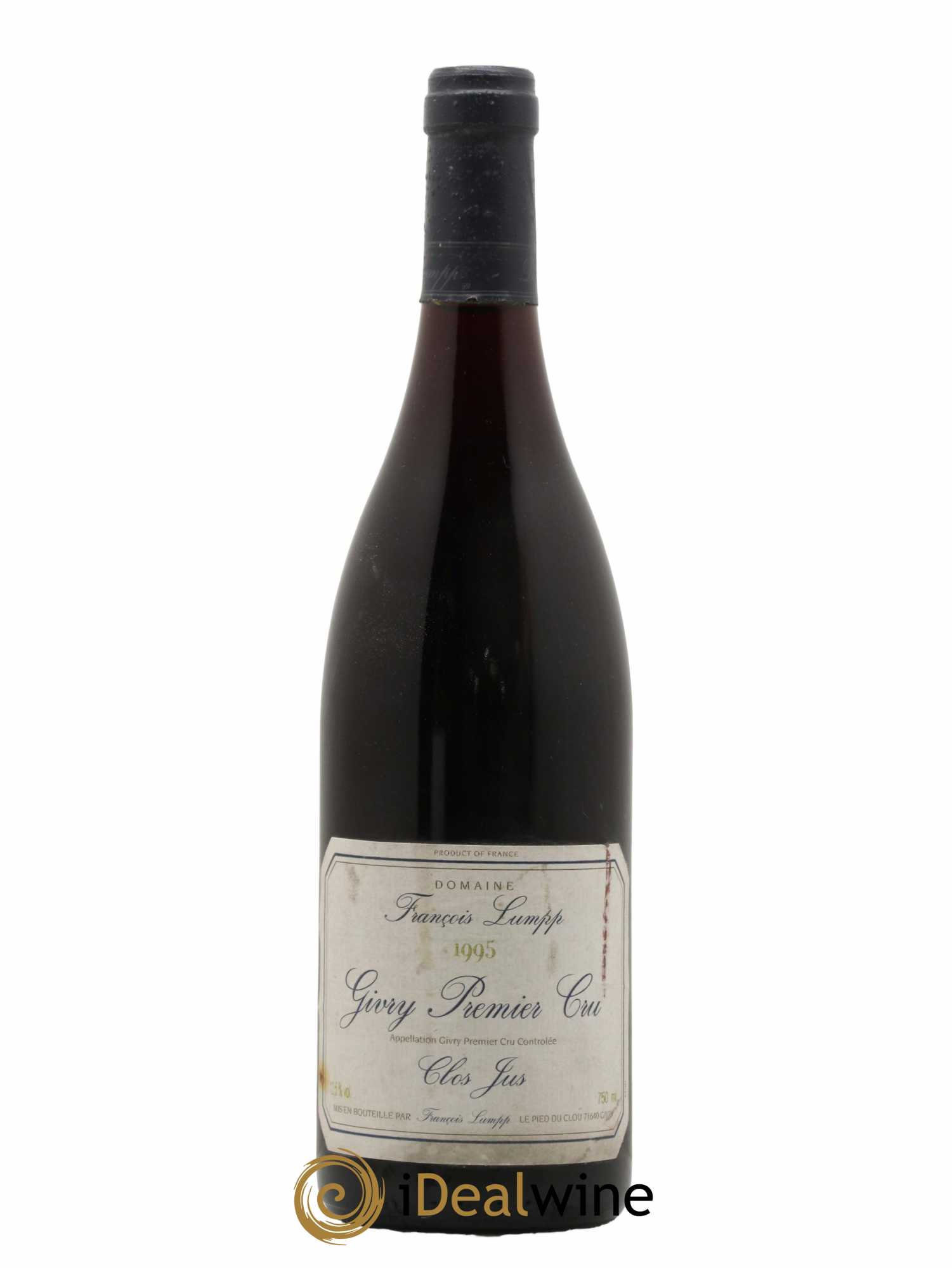 Givry 1er Cru Clos Jus François Lumpp (Domaine) 1995 - Lot de 1 bouteille - 0