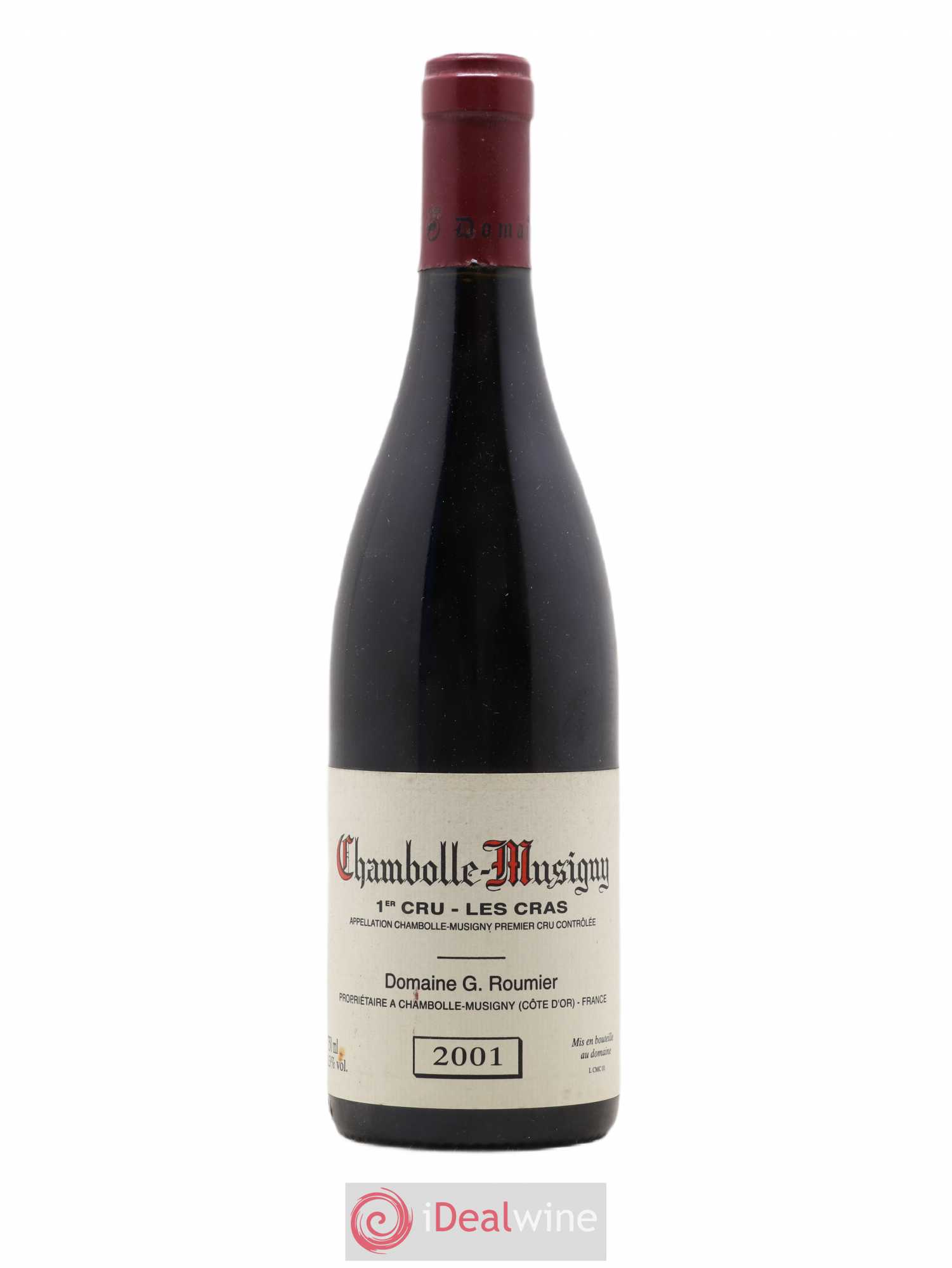 Chambolle-Musigny 1er Cru Les Cras Georges Roumier (Domaine) 2001 - Lot de 1 bouteille - 0