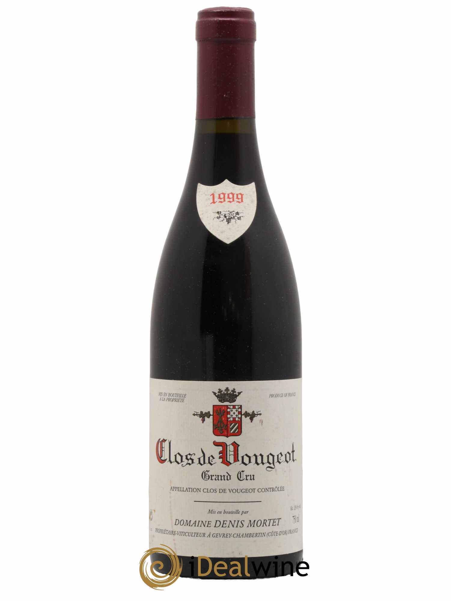 Clos de Vougeot Grand Cru Denis Mortet (Domaine) 1999 - Lot de 1 bouteille - 0
