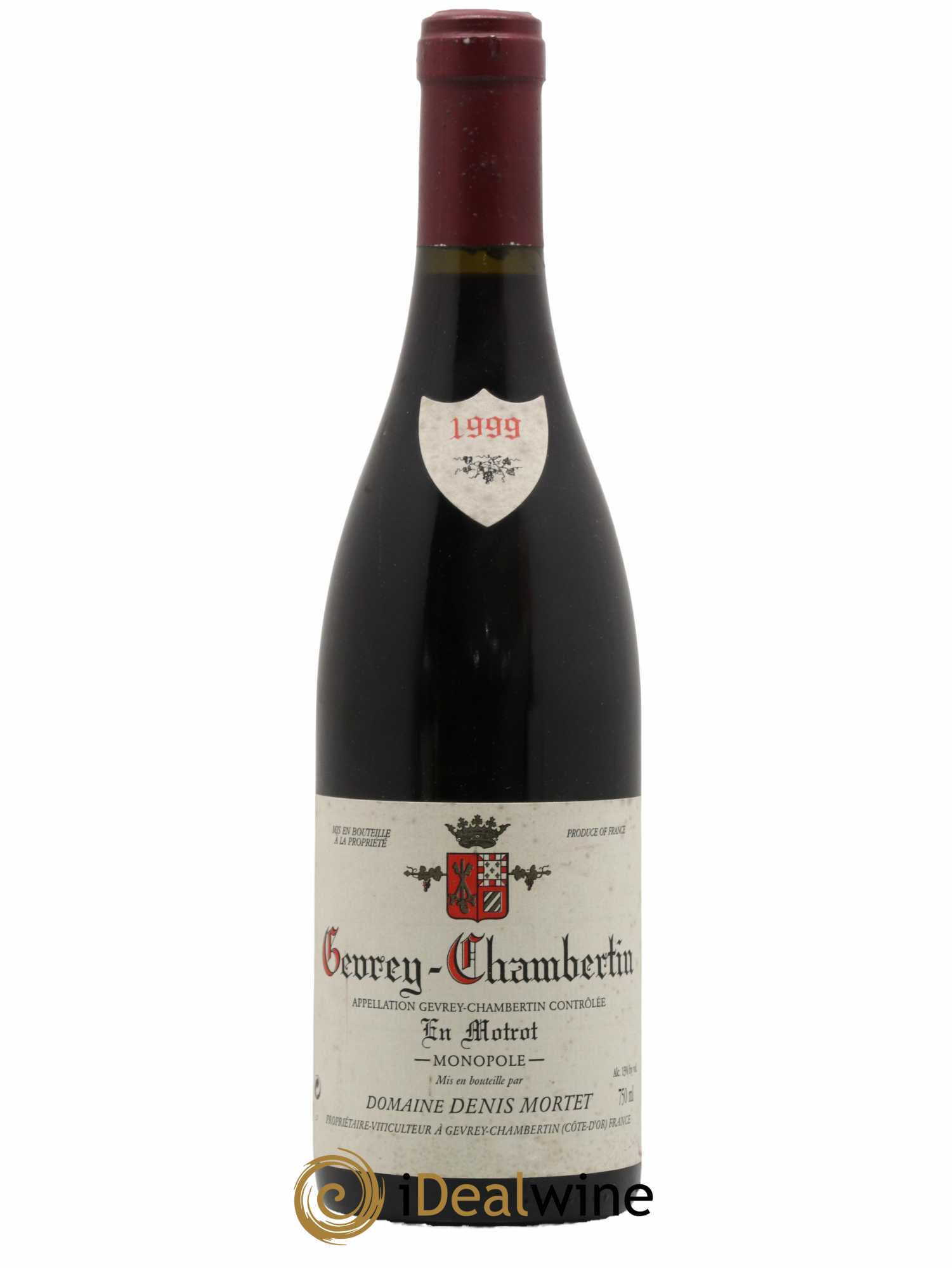 Gevrey-Chambertin En Motrot Denis Mortet (Domaine) 1999 - Lot de 1 bouteille - 0