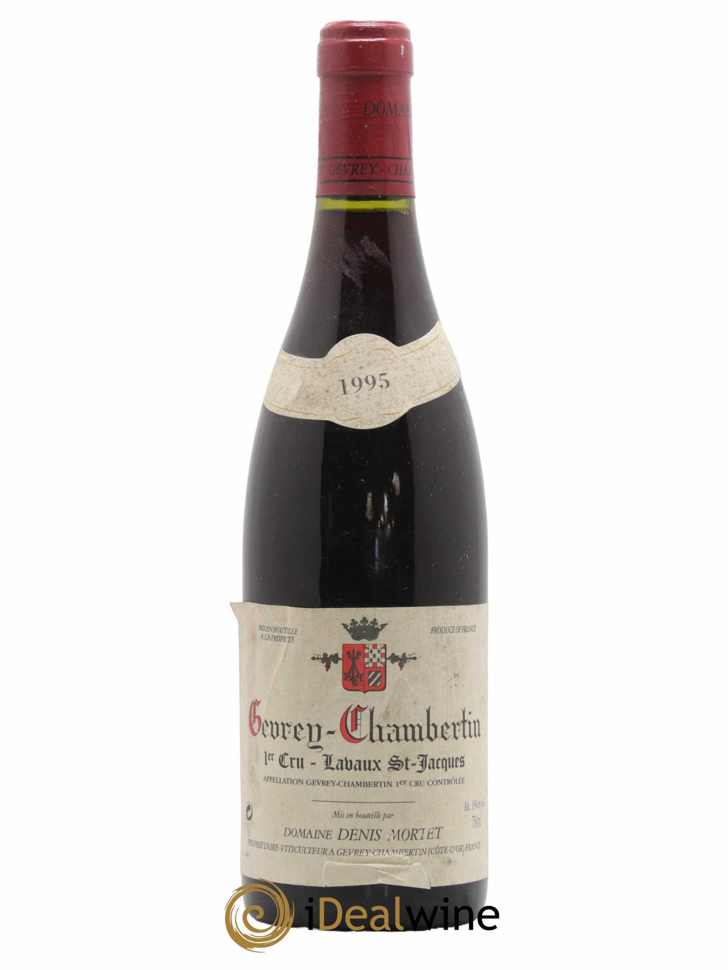 Gevrey-Chambertin 1er Cru Lavaux Saint Jacques Denis Mortet (Domaine) 1995 - Lot de 1 bouteille - 0