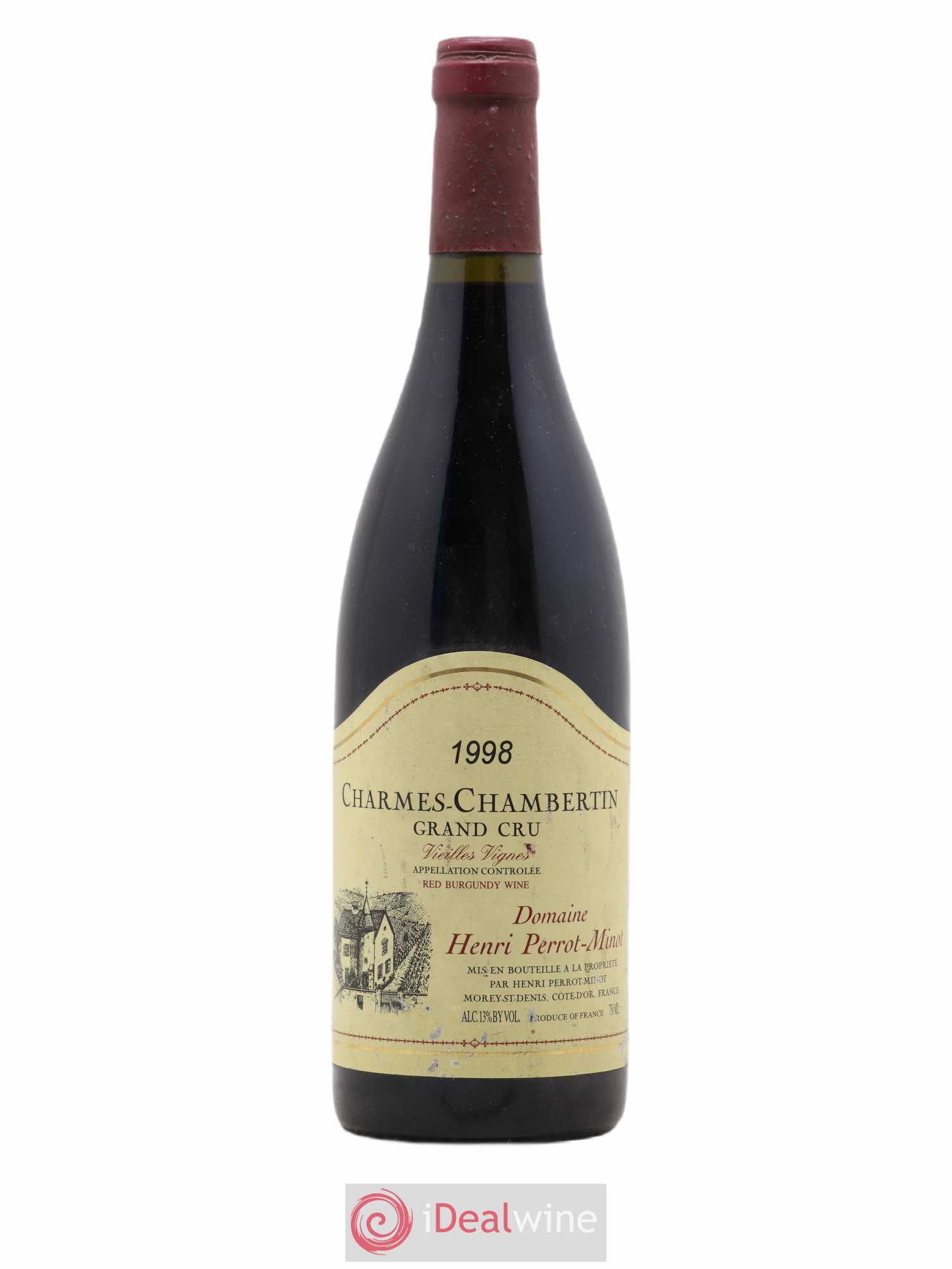 Charmes-Chambertin Grand Cru Vieilles Vignes Perrot-Minot 1998 - Lot de 1 bouteille - 0