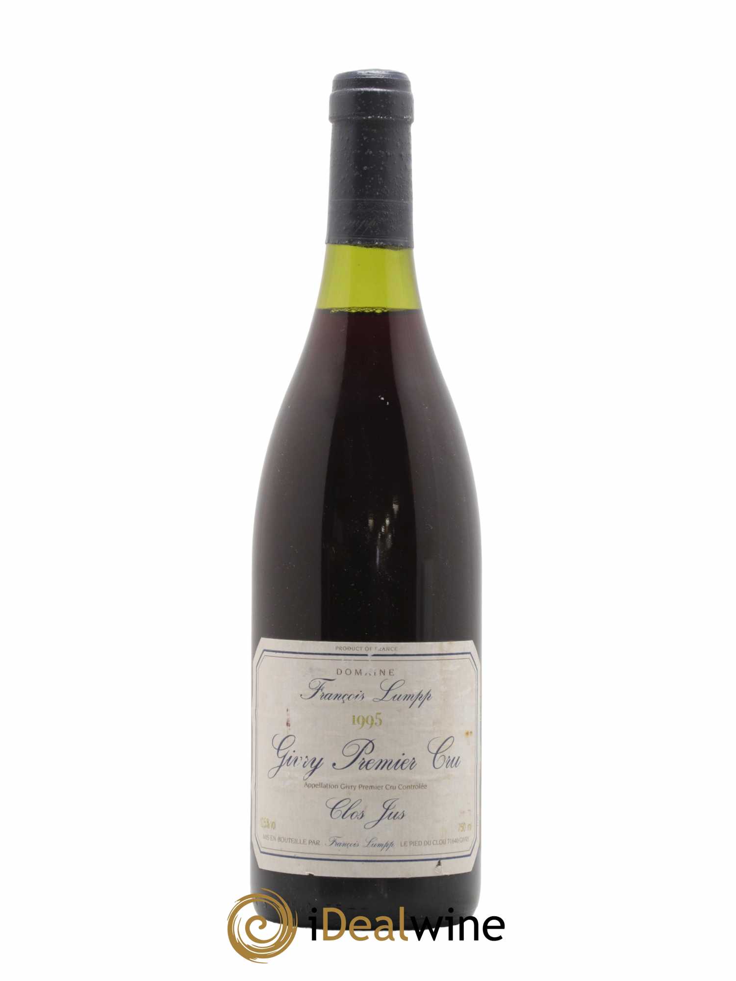 Givry 1er Cru Clos Jus François Lumpp (Domaine) 1995 - Lot de 1 bouteille - 0
