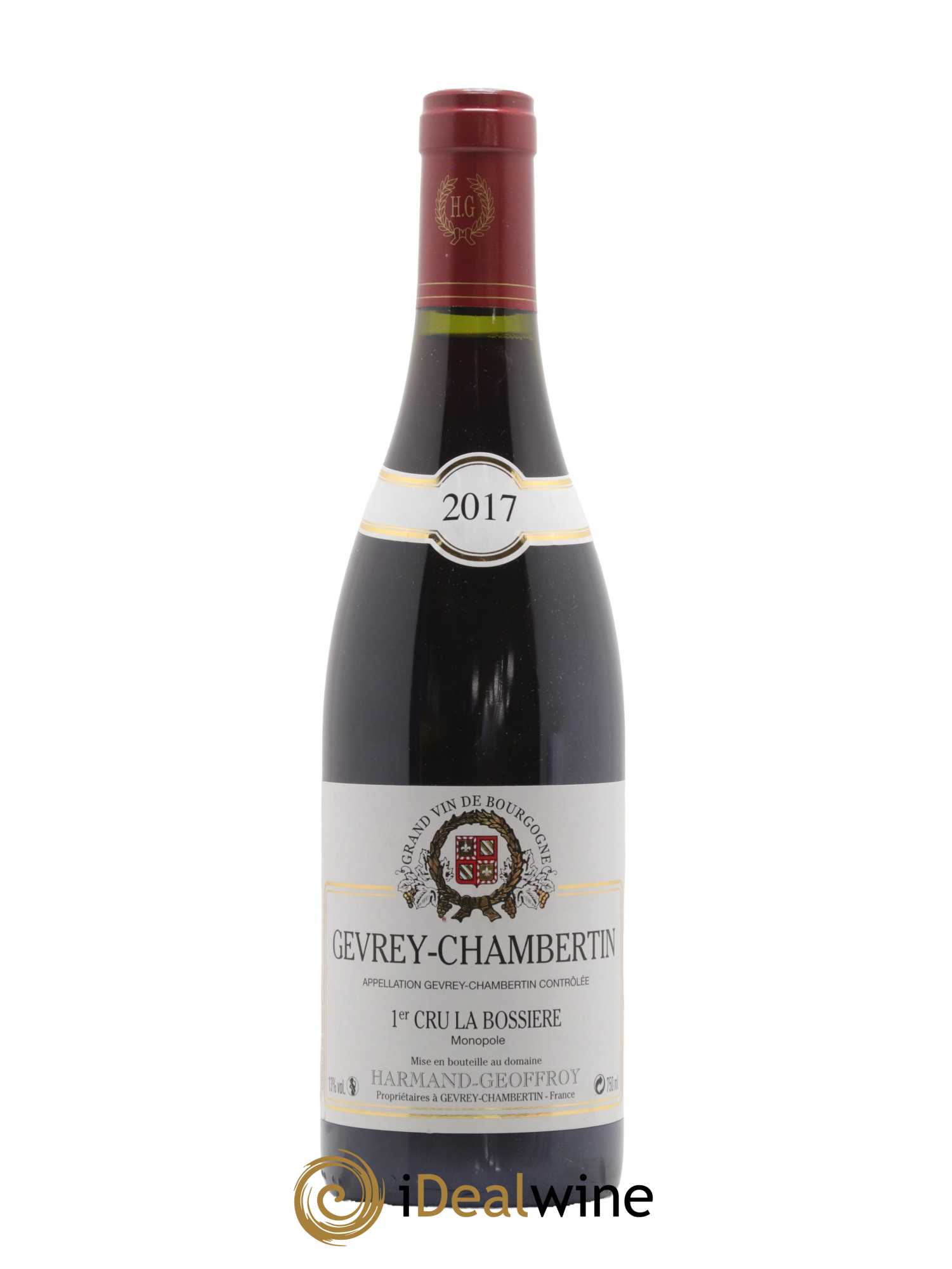 Gevrey-Chambertin 1er Cru La Bossière Harmand-Geoffroy (Domaine) 2017 - Lot de 1 bouteille - 0