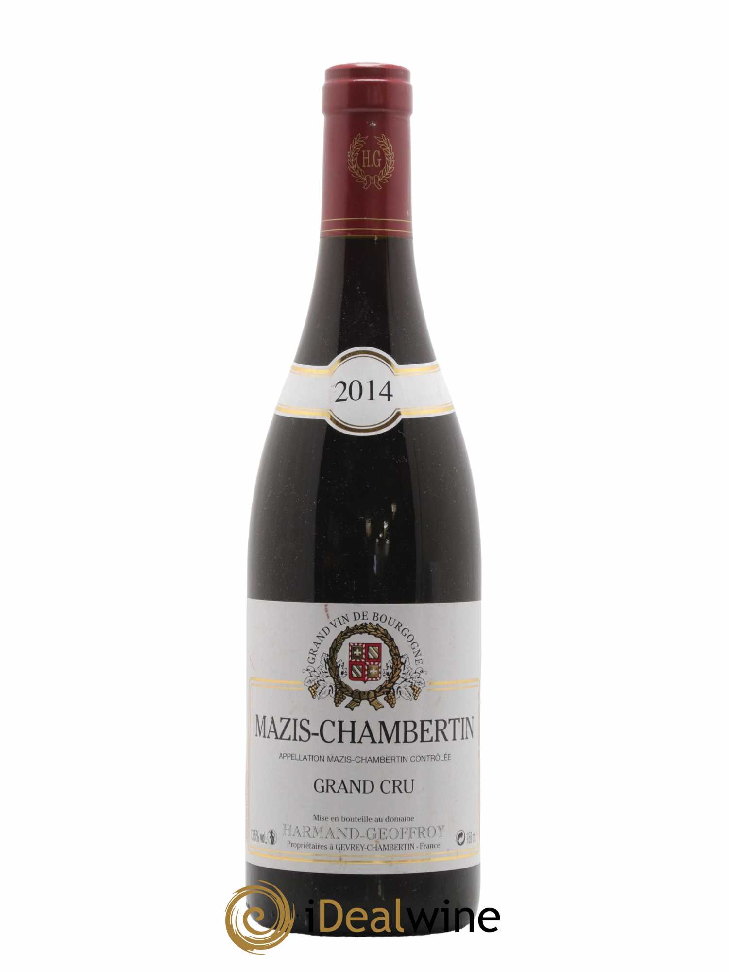 Mazis-Chambertin Grand Cru Harmand-Geoffroy (Domaine) 2014 - Lot de 1 bouteille - 0