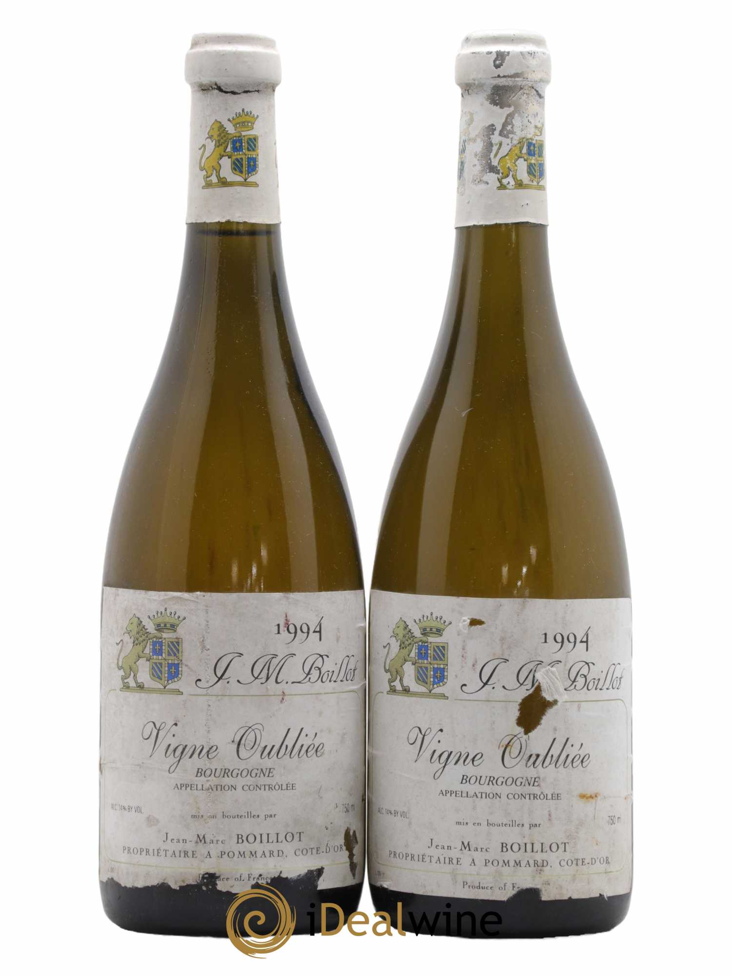 Bourgogne Vigne Oubliée Domaine Jean-Marc Boillot 1994 - Lot de 2 bouteilles - 0
