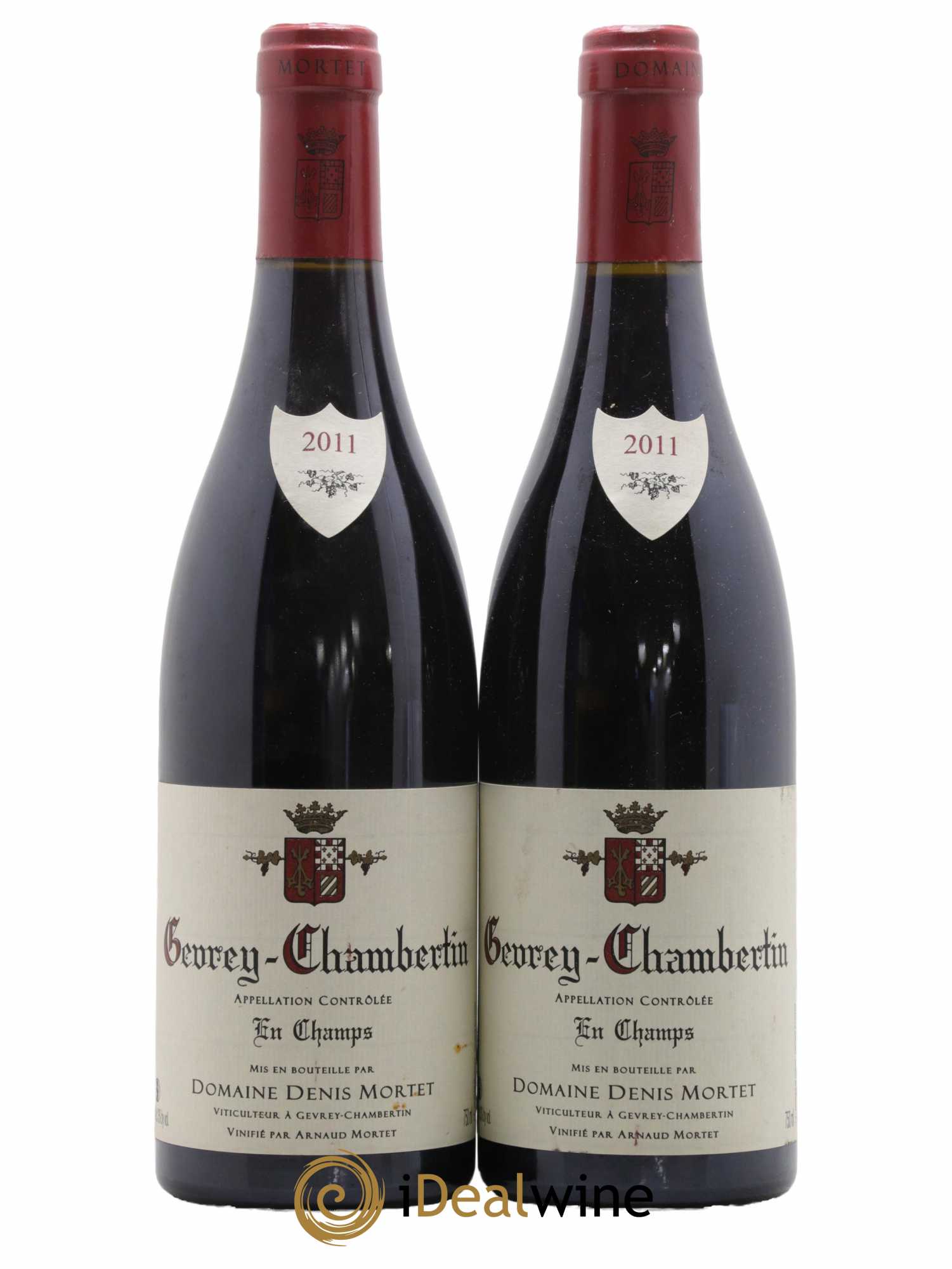 Gevrey-Chambertin En Champs Domaine Denis Mortet 2011 - Lot de 2 bouteilles - 0
