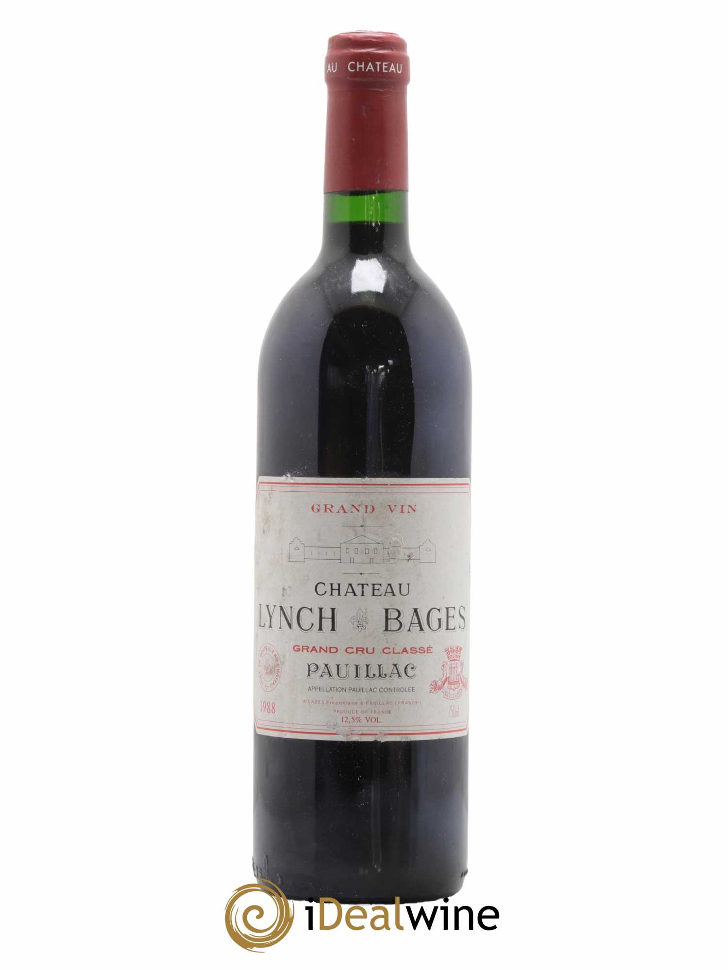 Château Lynch Bages 5ème Grand Cru Classé 1988 - Lot de 1 bouteille - 0