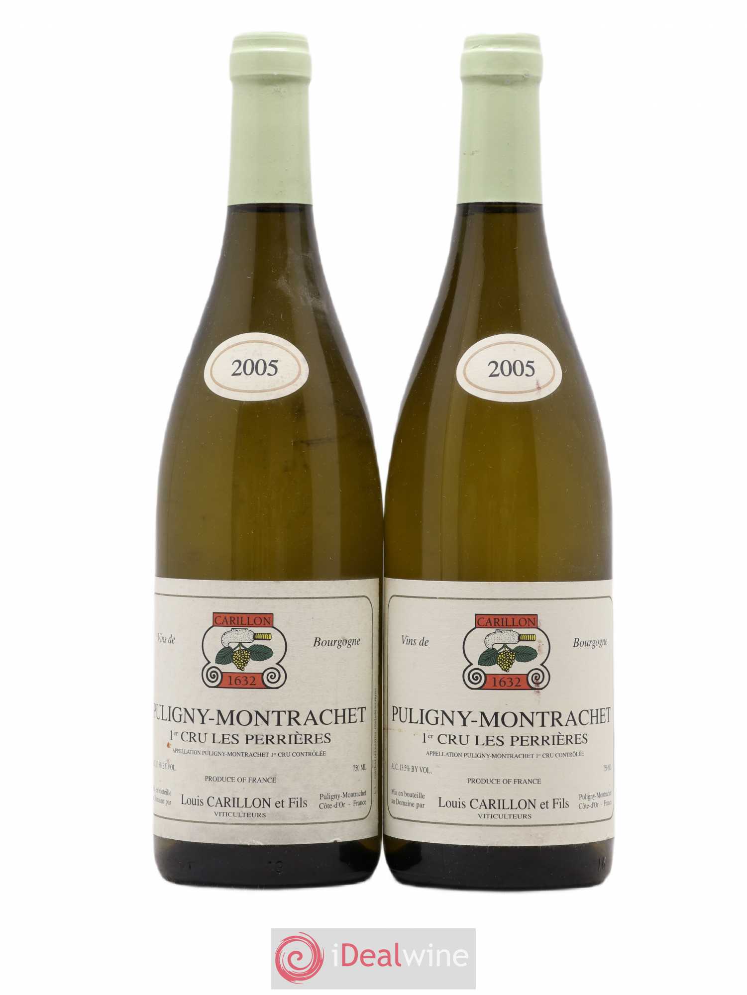 Puligny-Montrachet 1er Cru Les Perrières Louis Carillon & Fils 2005 - Lot de 2 bouteilles - 0