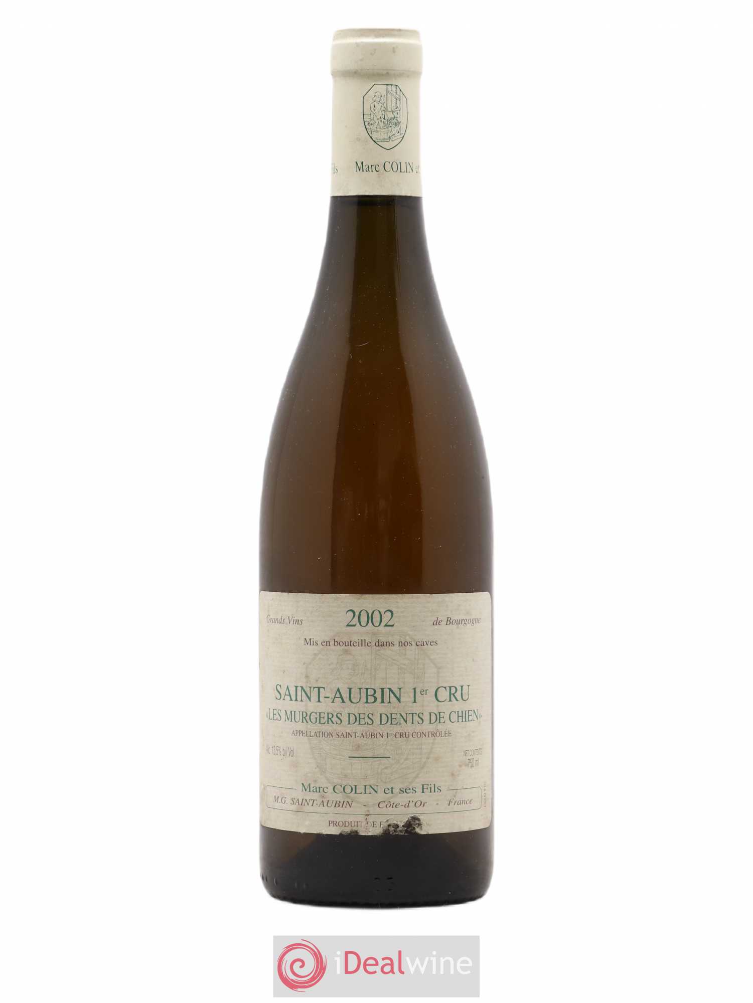 Saint-Aubin 1er Cru Les Murgers des Dents de Chien Marc Colin & Fils 2002 - Lot de 1 bouteille - 0