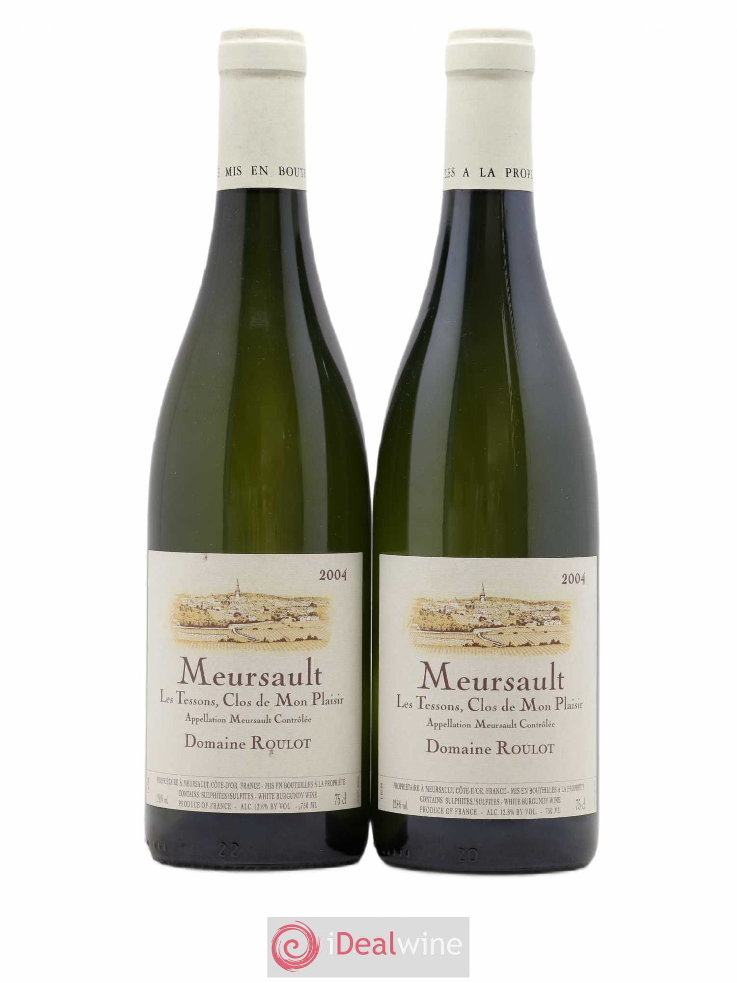 Meursault Les Tessons Clos de Mon plaisir Roulot (Domaine) 2004 - Lot de 2 bouteilles - 0