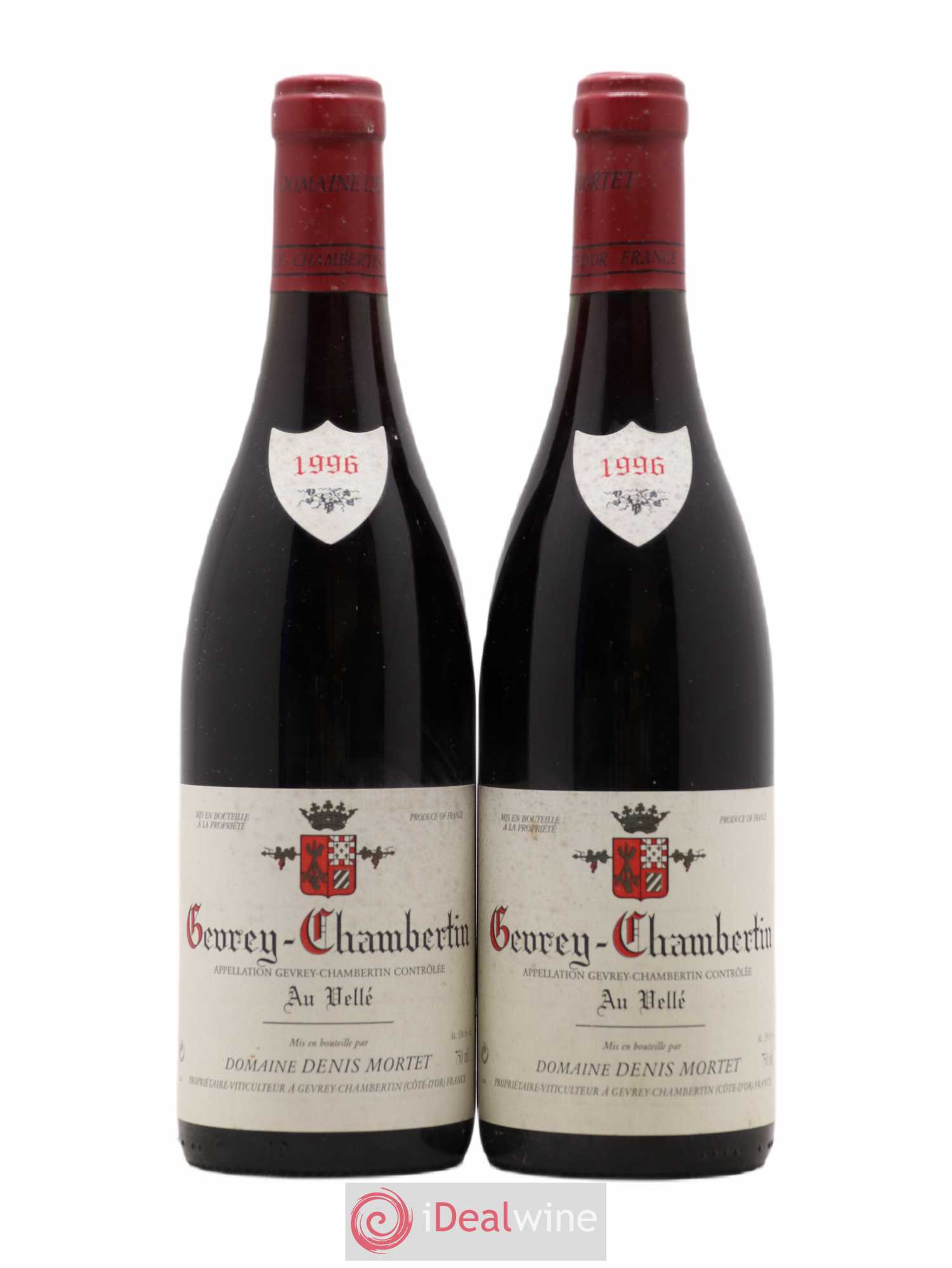 Gevrey-Chambertin Au Vellé Denis Mortet (Domaine) 1996 - Lot de 2 bouteilles - 0