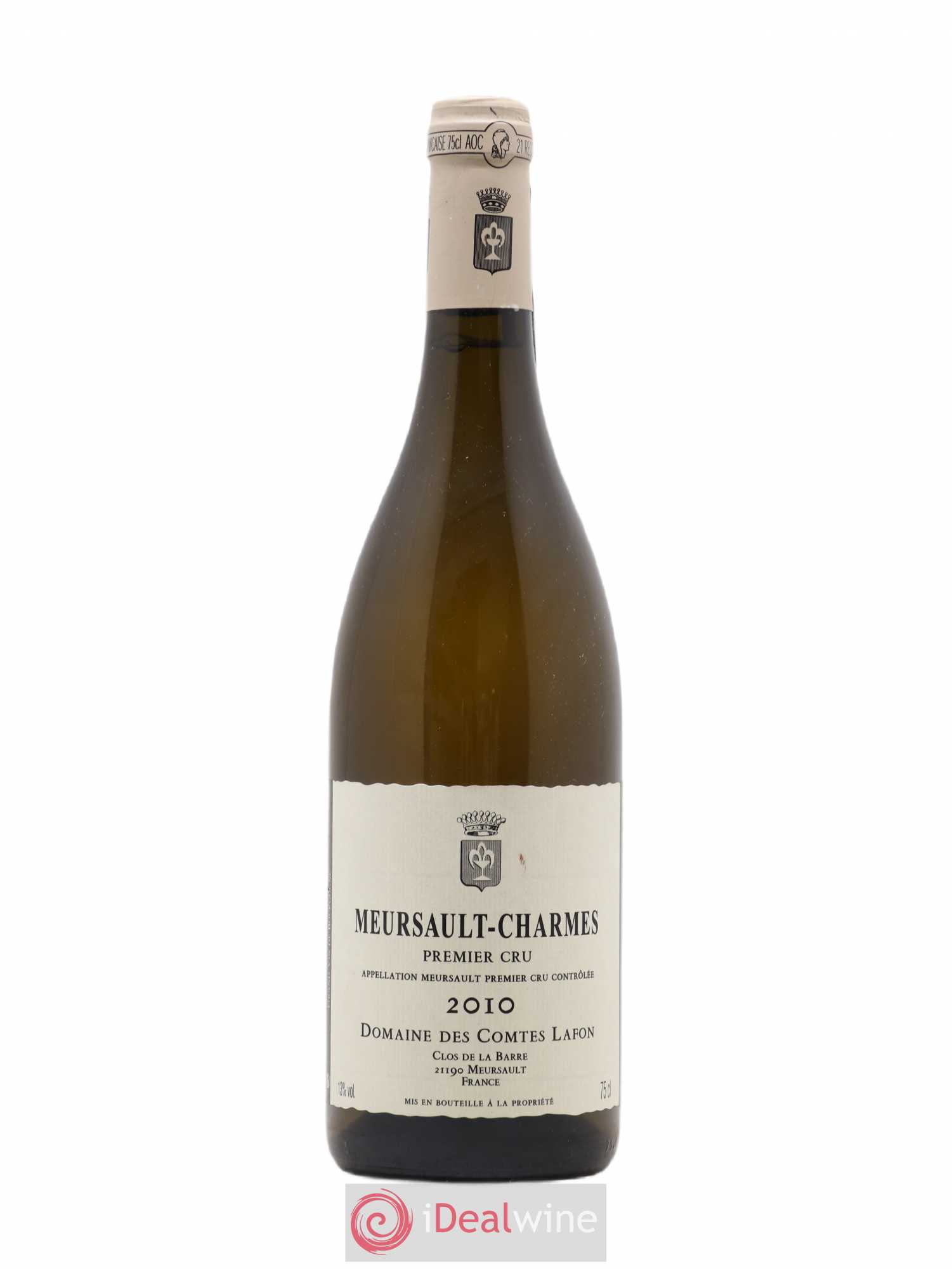 Meursault 1er Cru Charmes Comtes Lafon (Domaine des) 2010 - Posten von 1 Flasche - 0