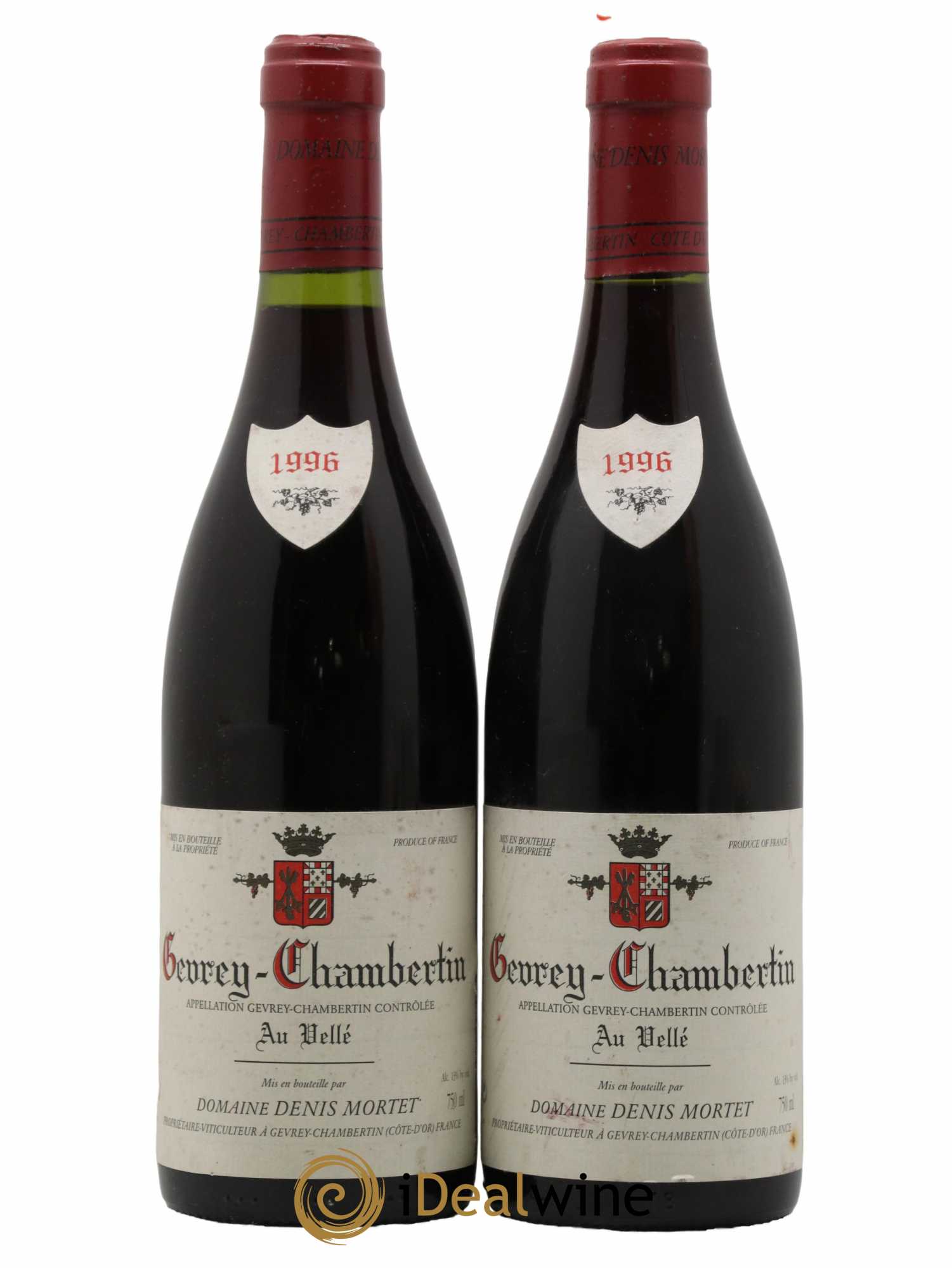 Gevrey-Chambertin Au Vellé Denis Mortet (Domaine) 1996 - Lot de 2 bouteilles - 0