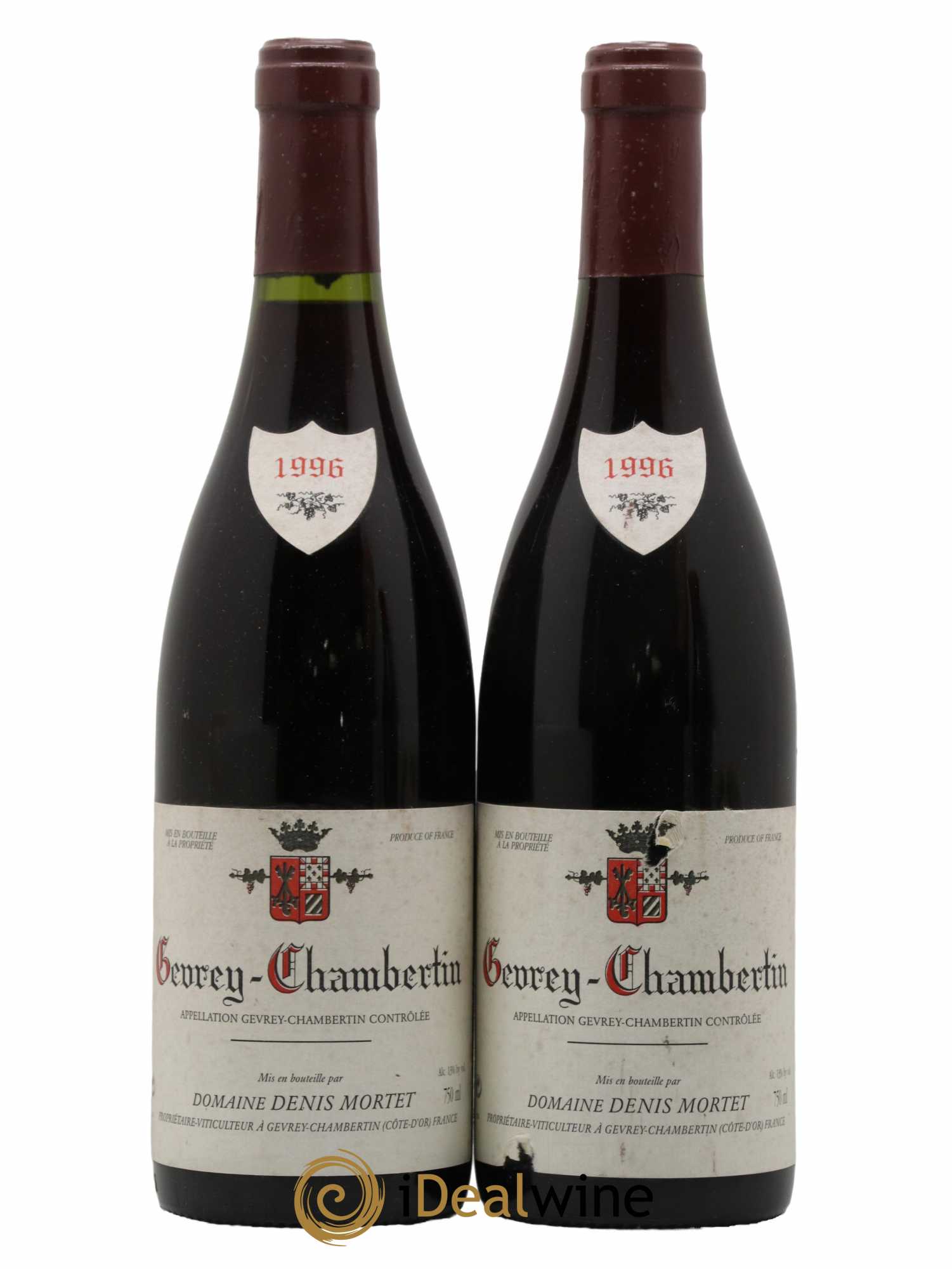 Gevrey-Chambertin Denis Mortet (Domaine) 1996 - Lot de 2 bouteilles - 0
