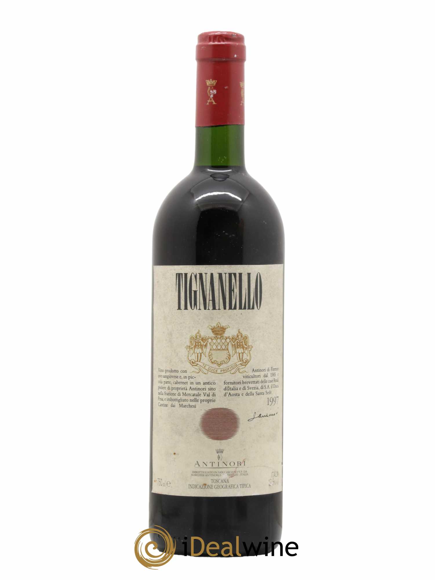 Toscana IGT Tignanello Tenuta Tignanello - Marchesi Antinori 1997 - Lot de 1 bouteille - 0