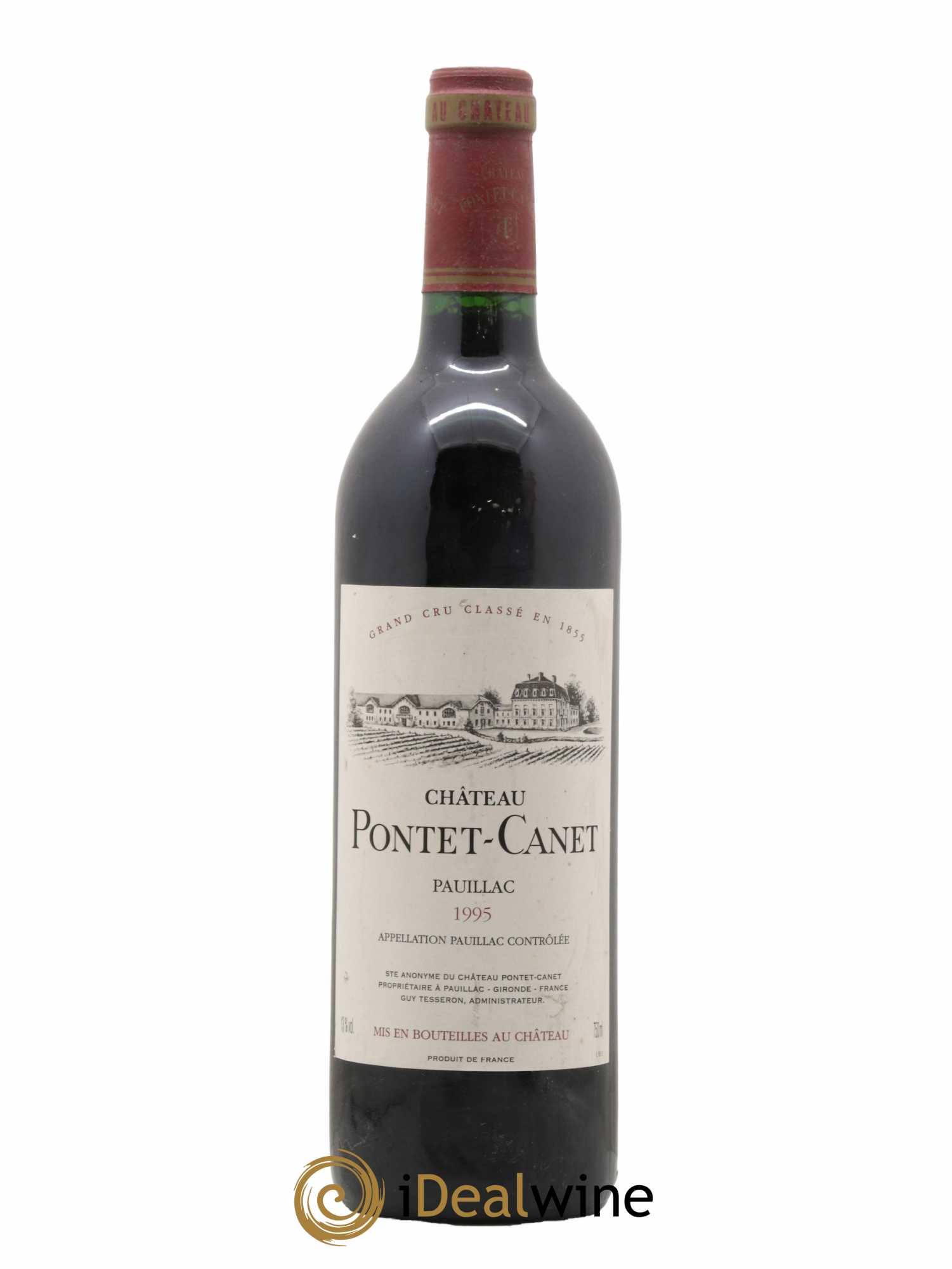Château Pontet Canet 5ème Grand Cru Classé 1995 - Lot de 1 bouteille - 0