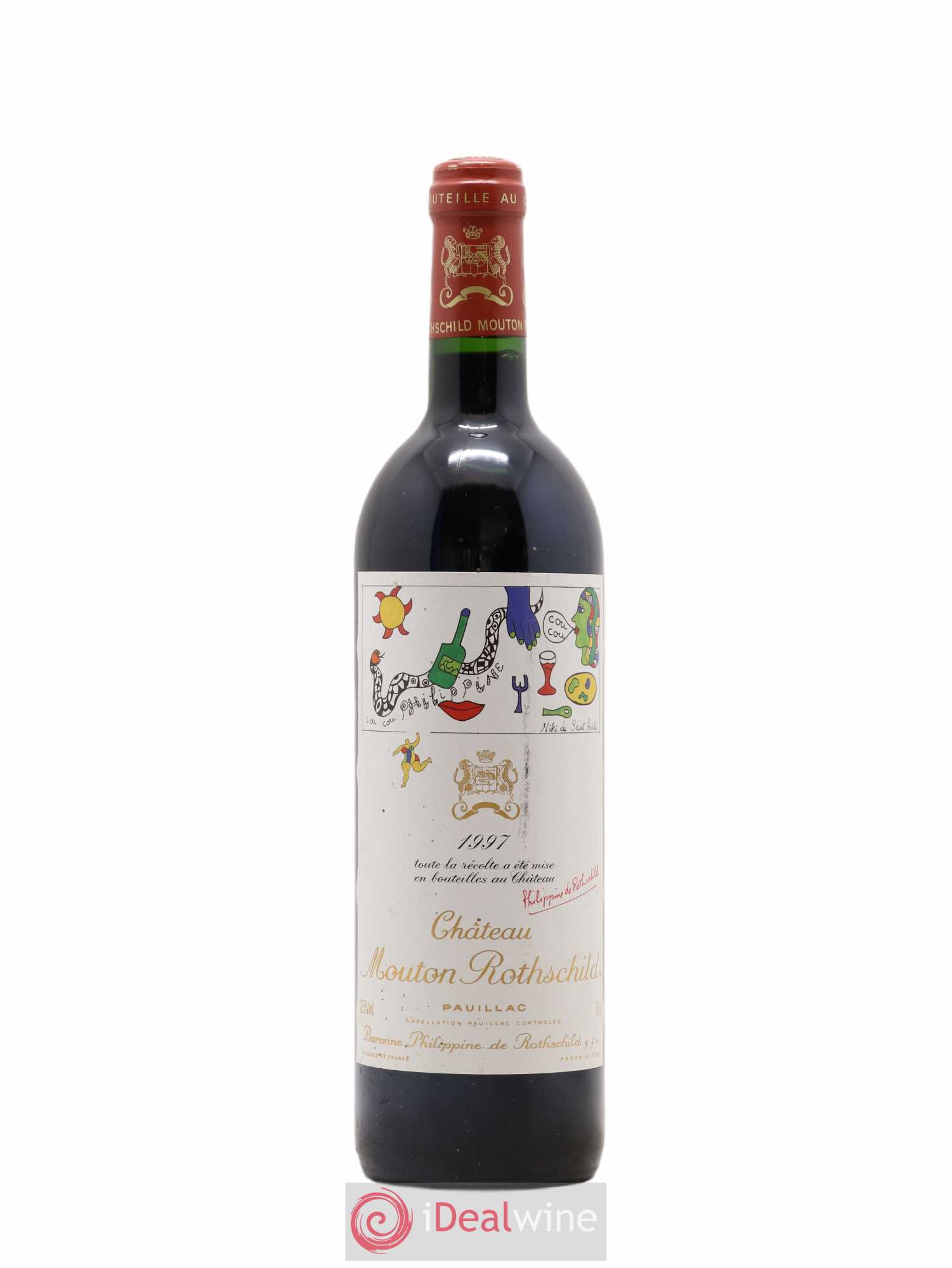 Château Mouton Rothschild 1er Grand Cru Classé 1997 - Lot de 1 bouteille - 0