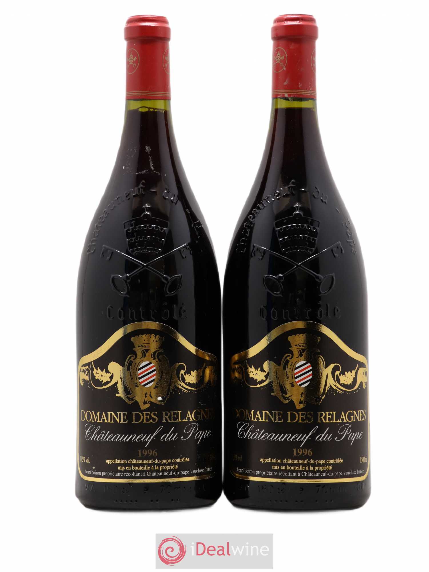 Châteauneuf-du-Pape Domaine des Relagnes 1996 - Lot de 2 magnums - 0