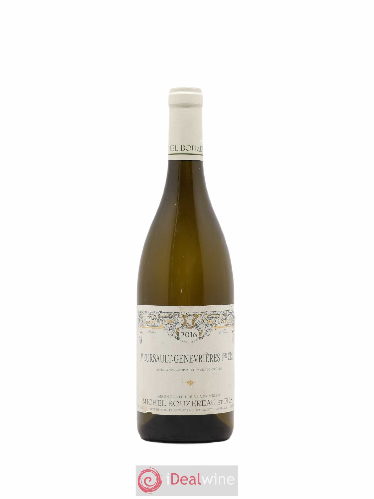Meursault 1er Cru Les Genevrières Michel Bouzereau et Fils (Domaine) 2016 - Lot de 1 bouteille - 0