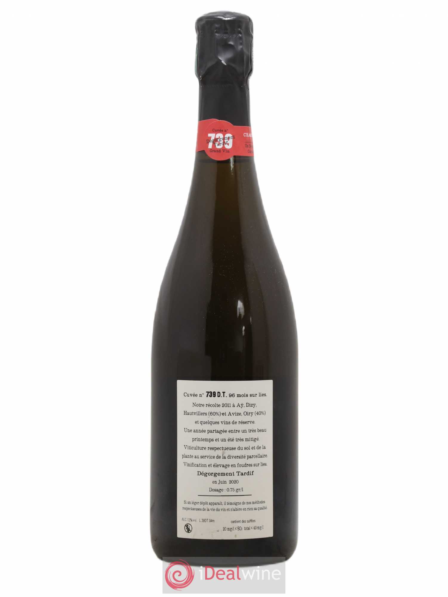Cuvée 739 Dégorgement Tardif Extra-Brut Jacquesson - Lot de 1 bouteille - 2