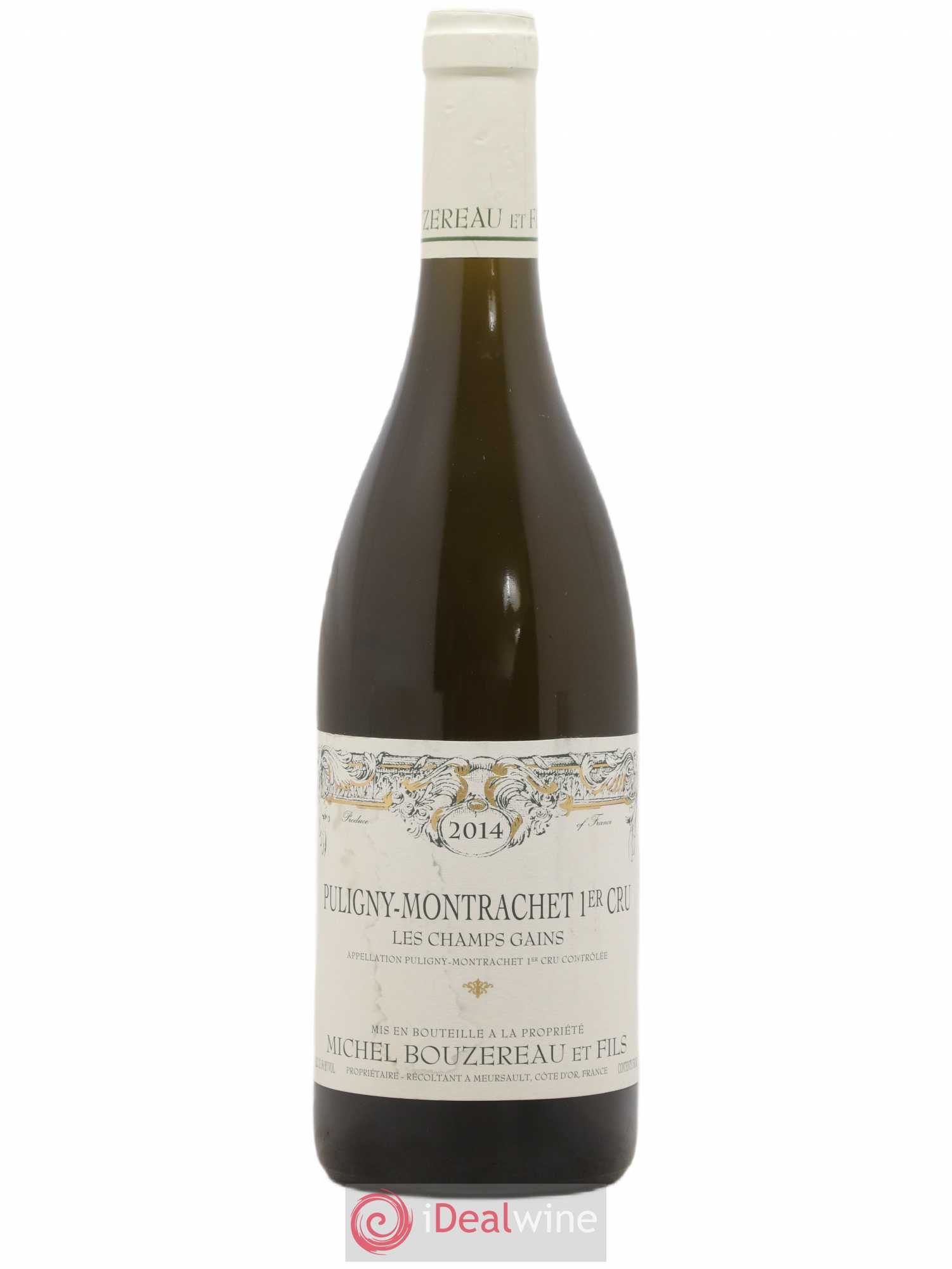 Puligny-Montrachet 1er Cru Les Champs Gains Michel Bouzereau et Fils (Domaine) 2014 - Lot de 1 bouteille - 0