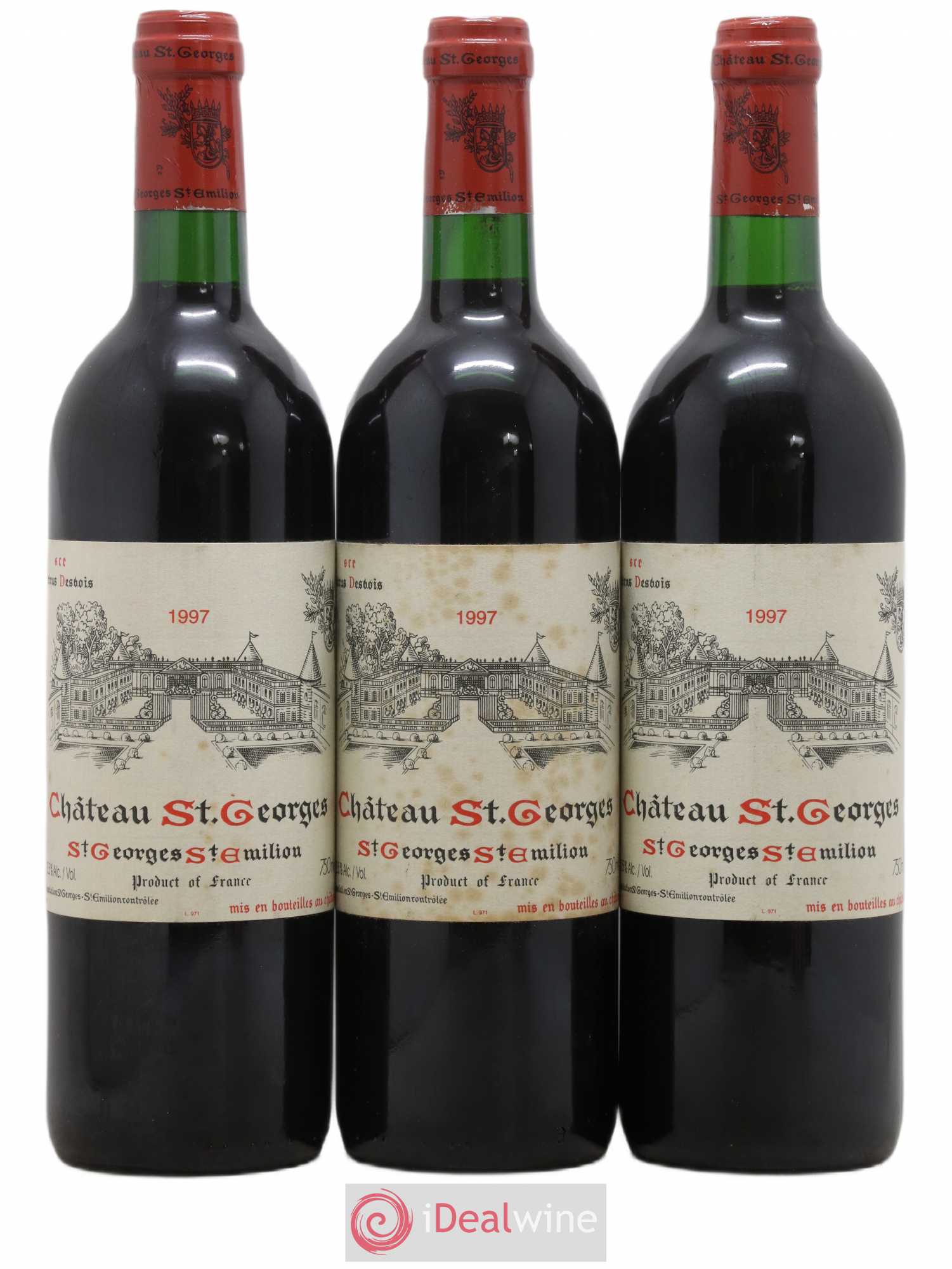 Château Saint-Georges 1997 - Lot de 6 bouteilles - 1