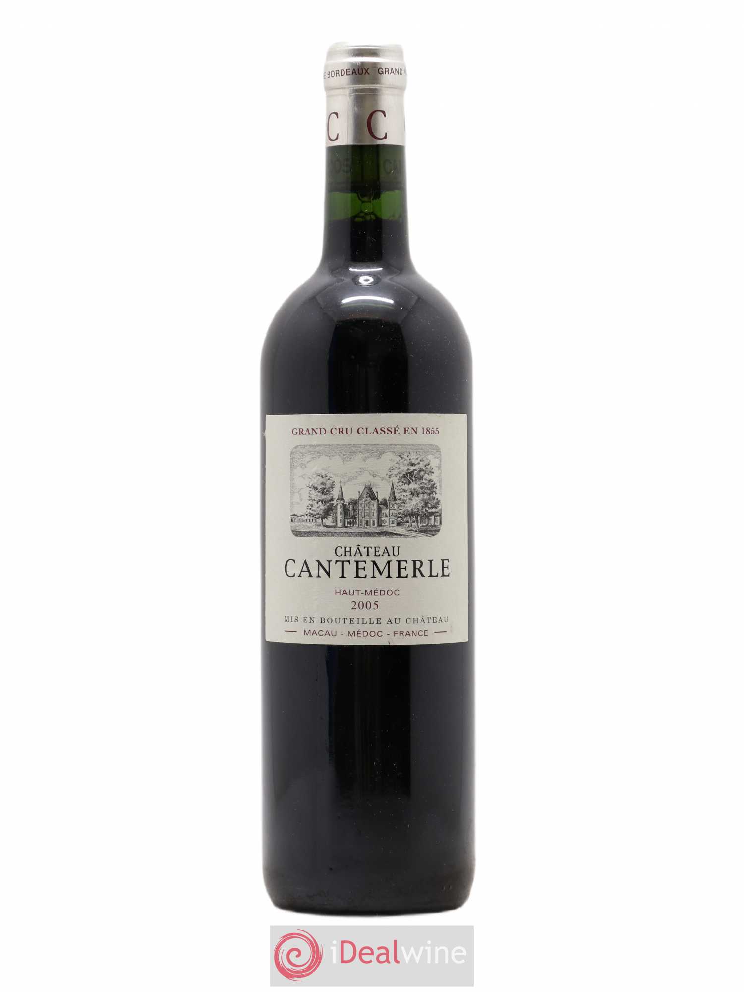 Château Cantemerle 5ème Grand Cru Classé 2005 - Lot de 1 bouteille - 0