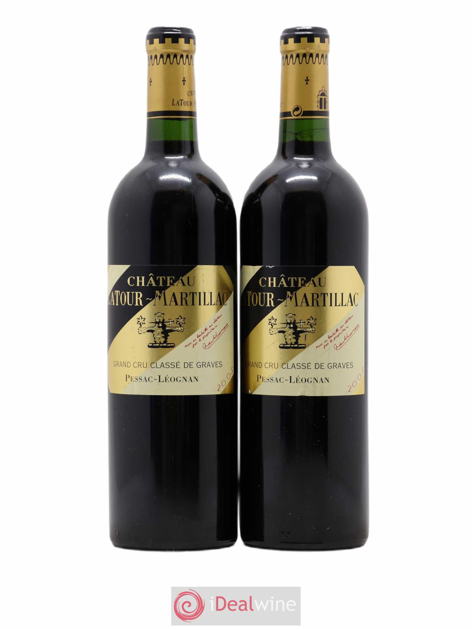 Château Latour-Martillac Cru Classé de Graves 2005 - Lot de 2 bouteilles - 0