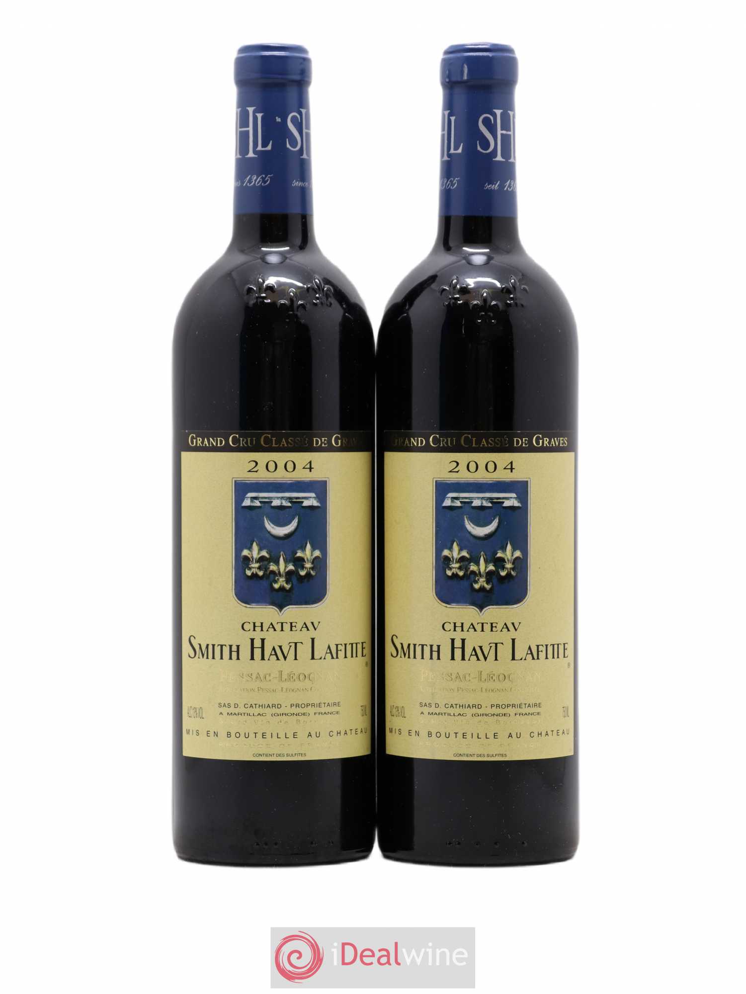 Château Smith Haut Lafitte Cru Classé de Graves 2004 - Lot de 2 bouteilles - 0