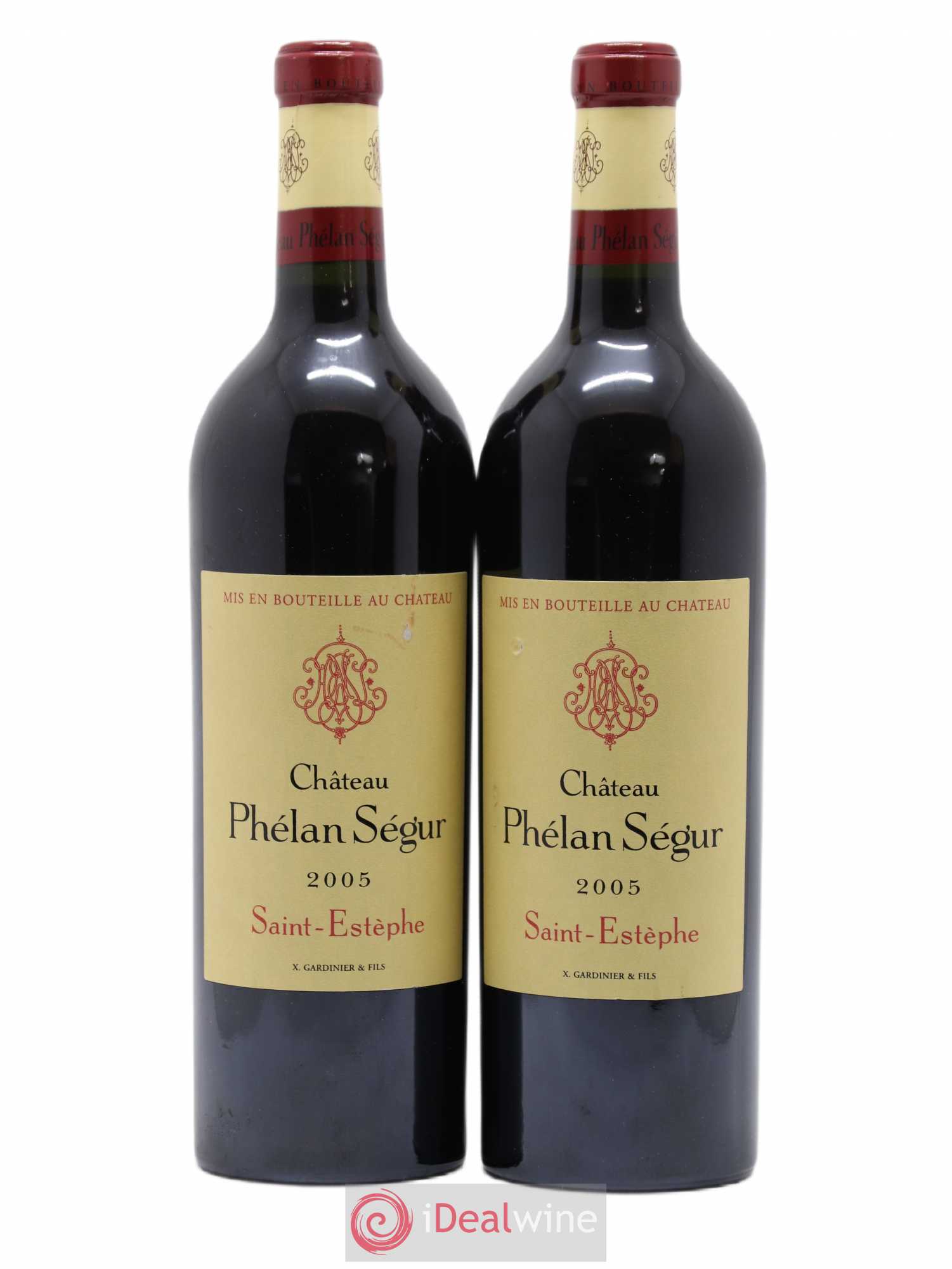 Château Phélan Ségur 2005 - Lot de 2 bouteilles - 0