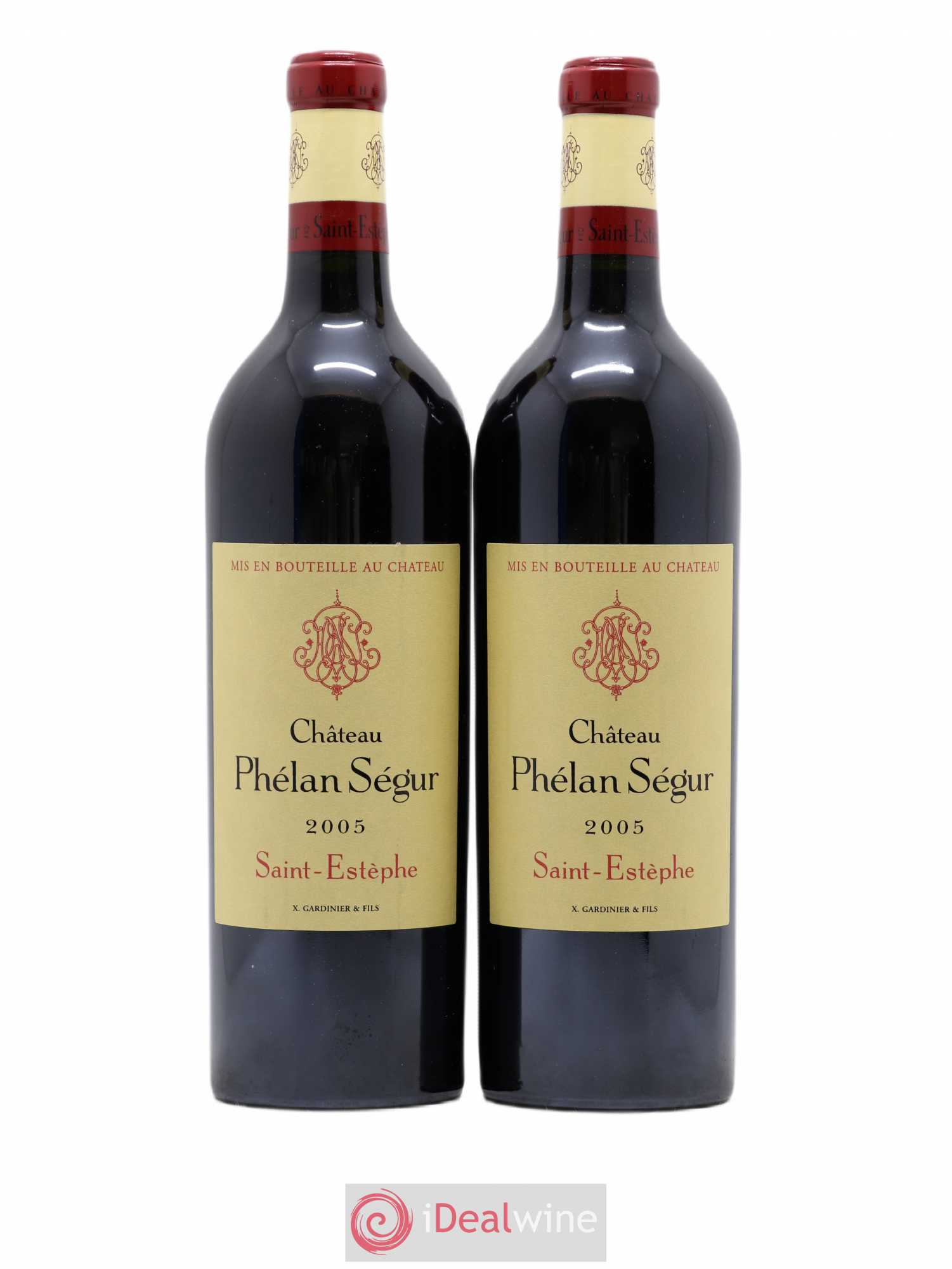 Château Phélan Ségur 2005 - Lot de 2 bouteilles - 0