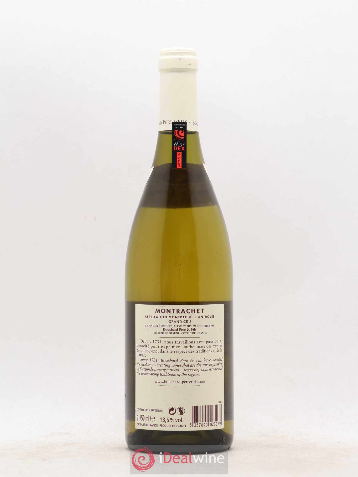 Montrachet Grand Cru Bouchard Père & Fils 2007 - Lot de 1 bouteille - 1