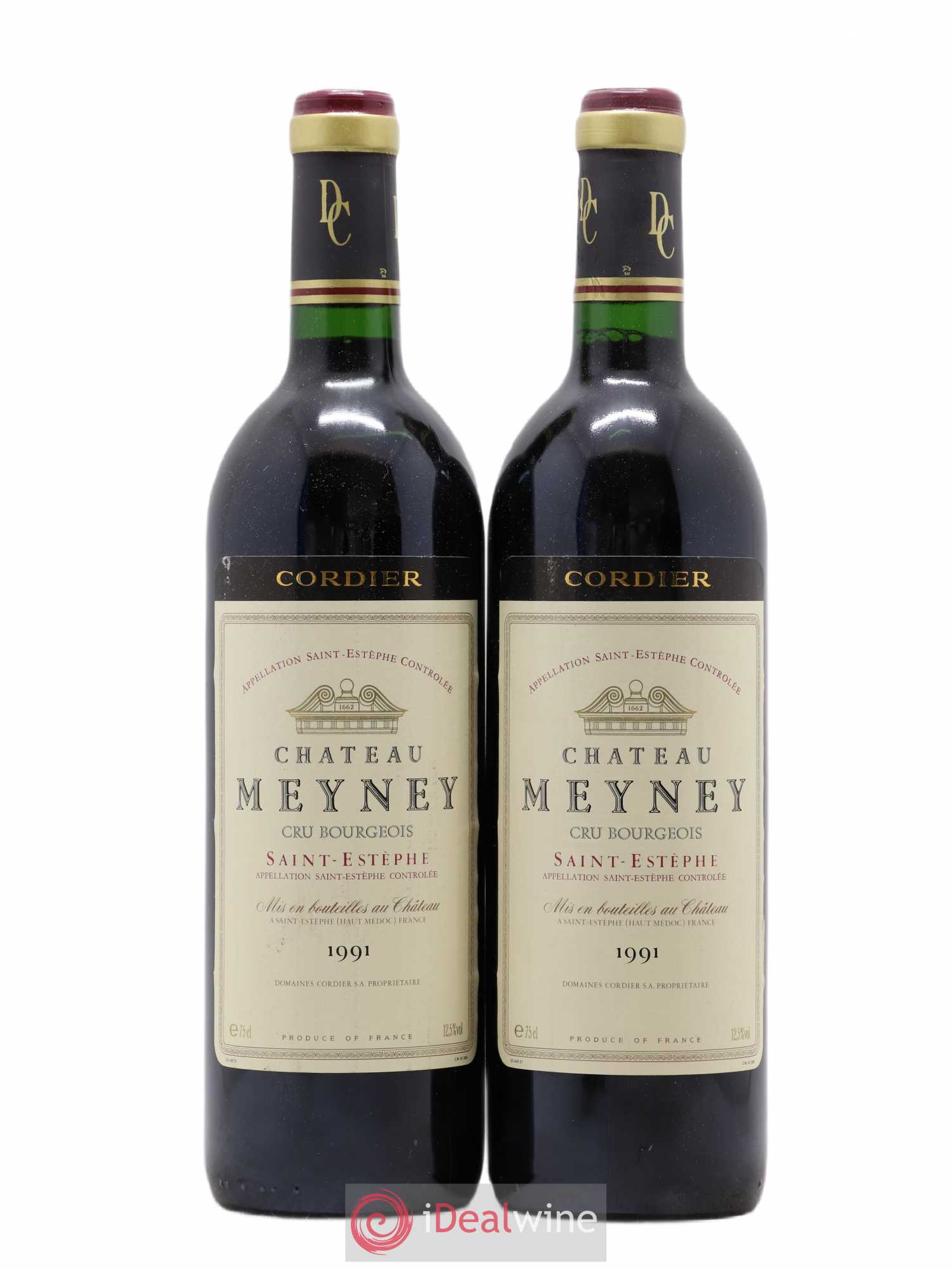 Château Meyney 1991 - Lot de 2 bouteilles - 0
