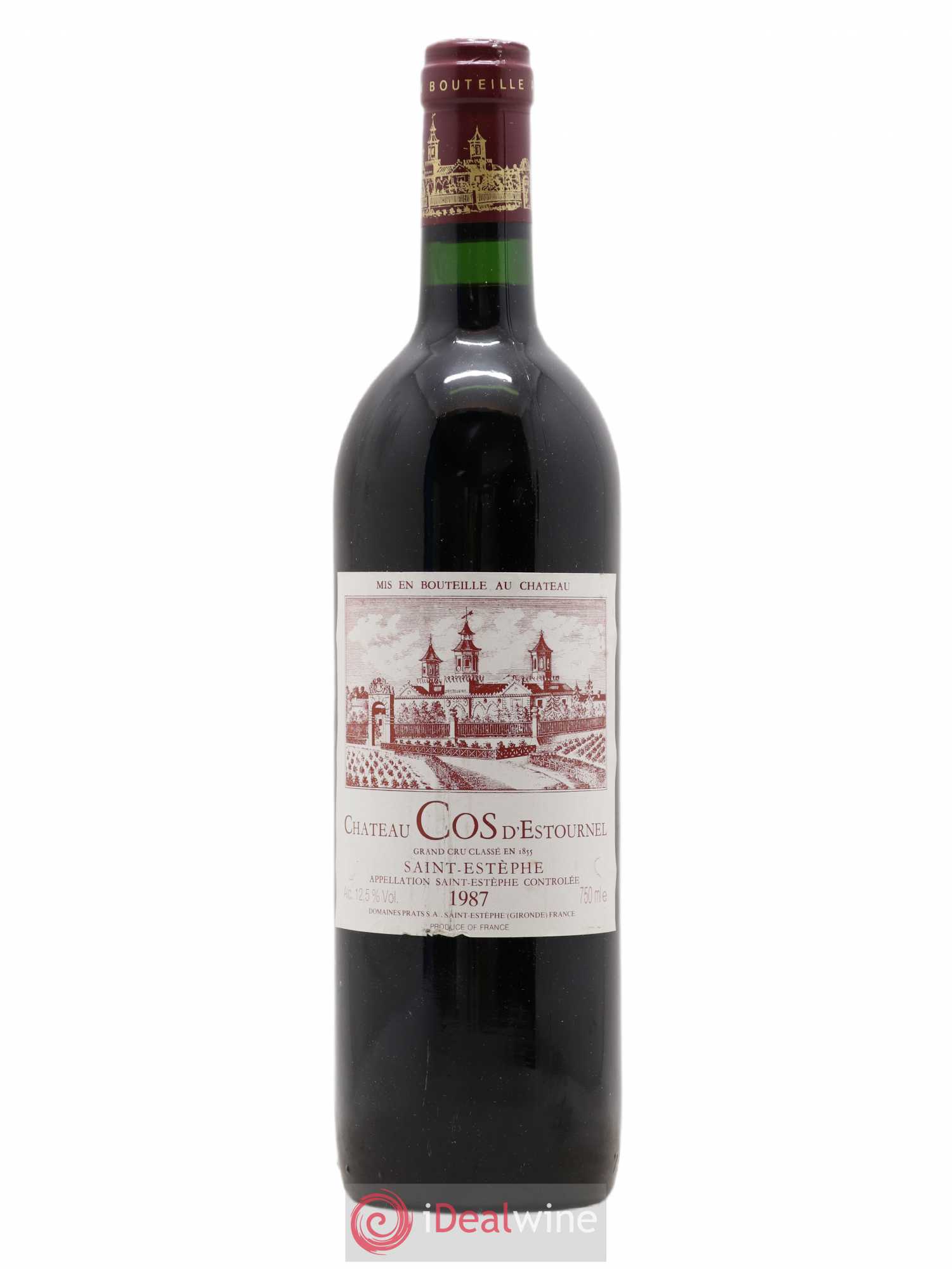 Cos d'Estournel 2ème Grand Cru Classé 1987 - Lot de 1 bouteille - 0