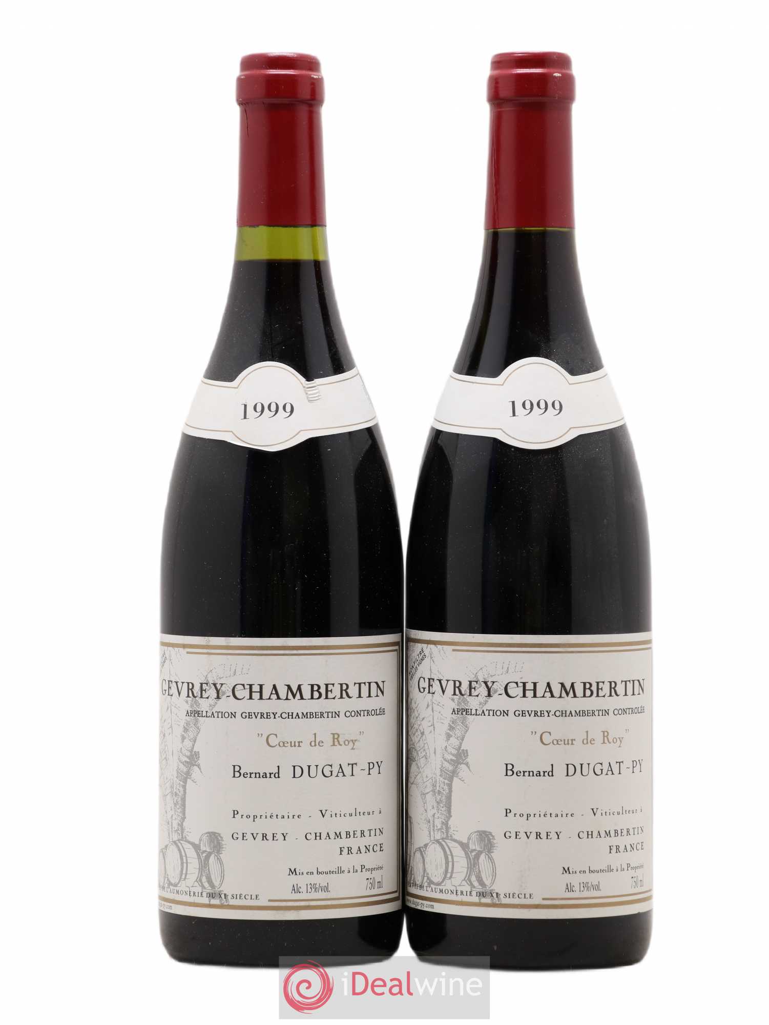 Gevrey-Chambertin Coeur de Roy Très Vieilles Vignes Dugat-Py 1999 - Lot de 2 bouteilles - 0