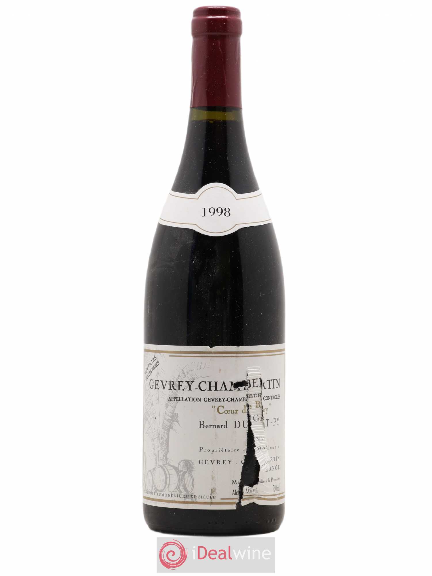 Gevrey-Chambertin Coeur de Roy Très Vieilles Vignes Dugat-Py 1998 - Lot de 1 bouteille - 0