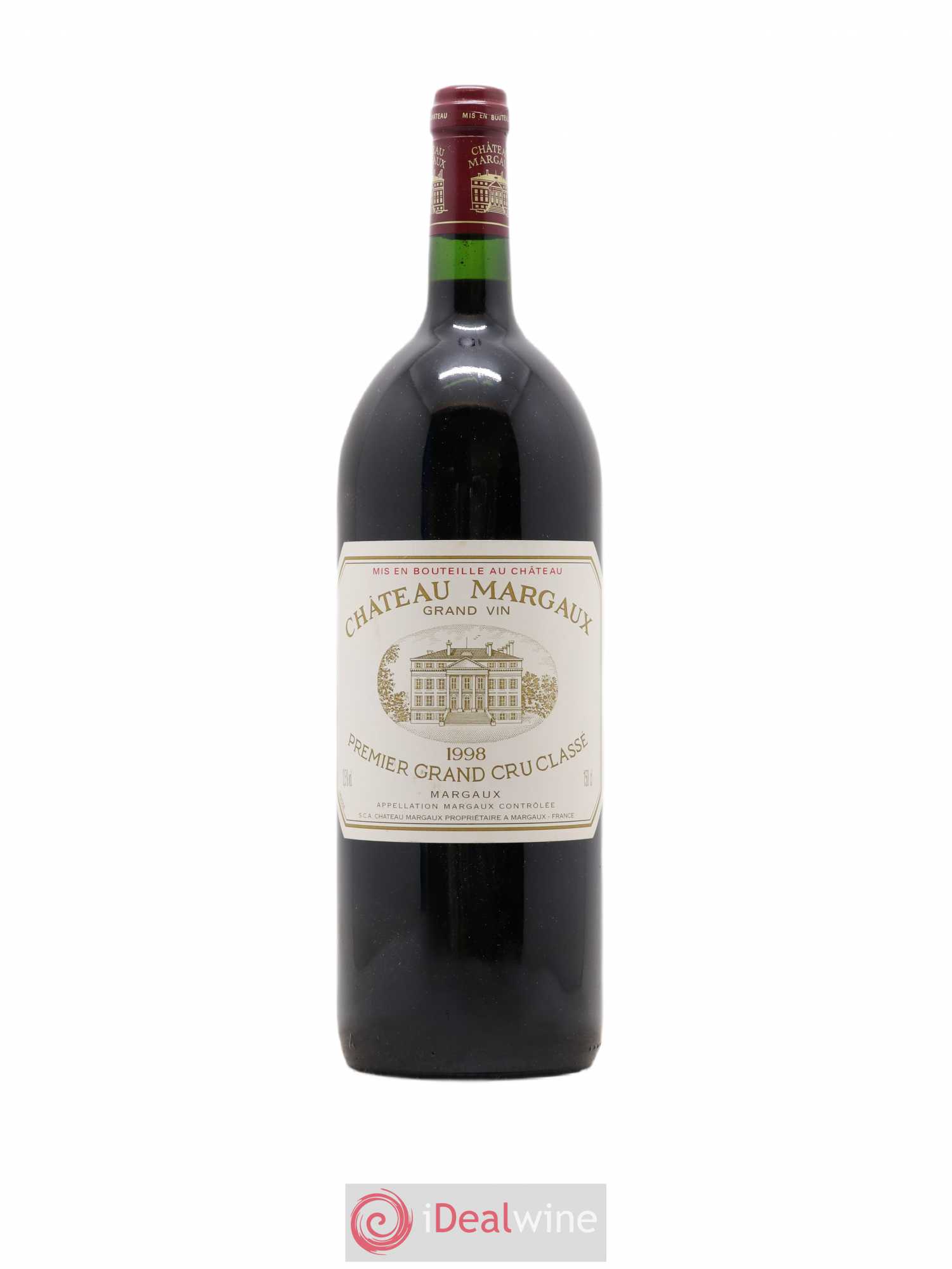 Château Margaux 1er Grand Cru Classé 1998 - Lot de 1 magnum - 0