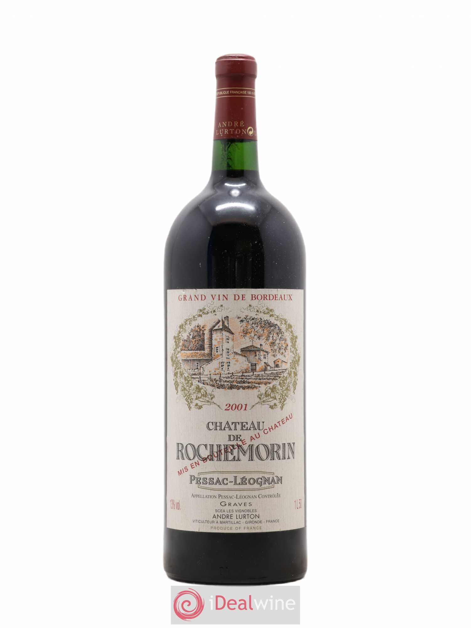 Château de Rochemorin 2001 - Lot of 1 magnum - 0