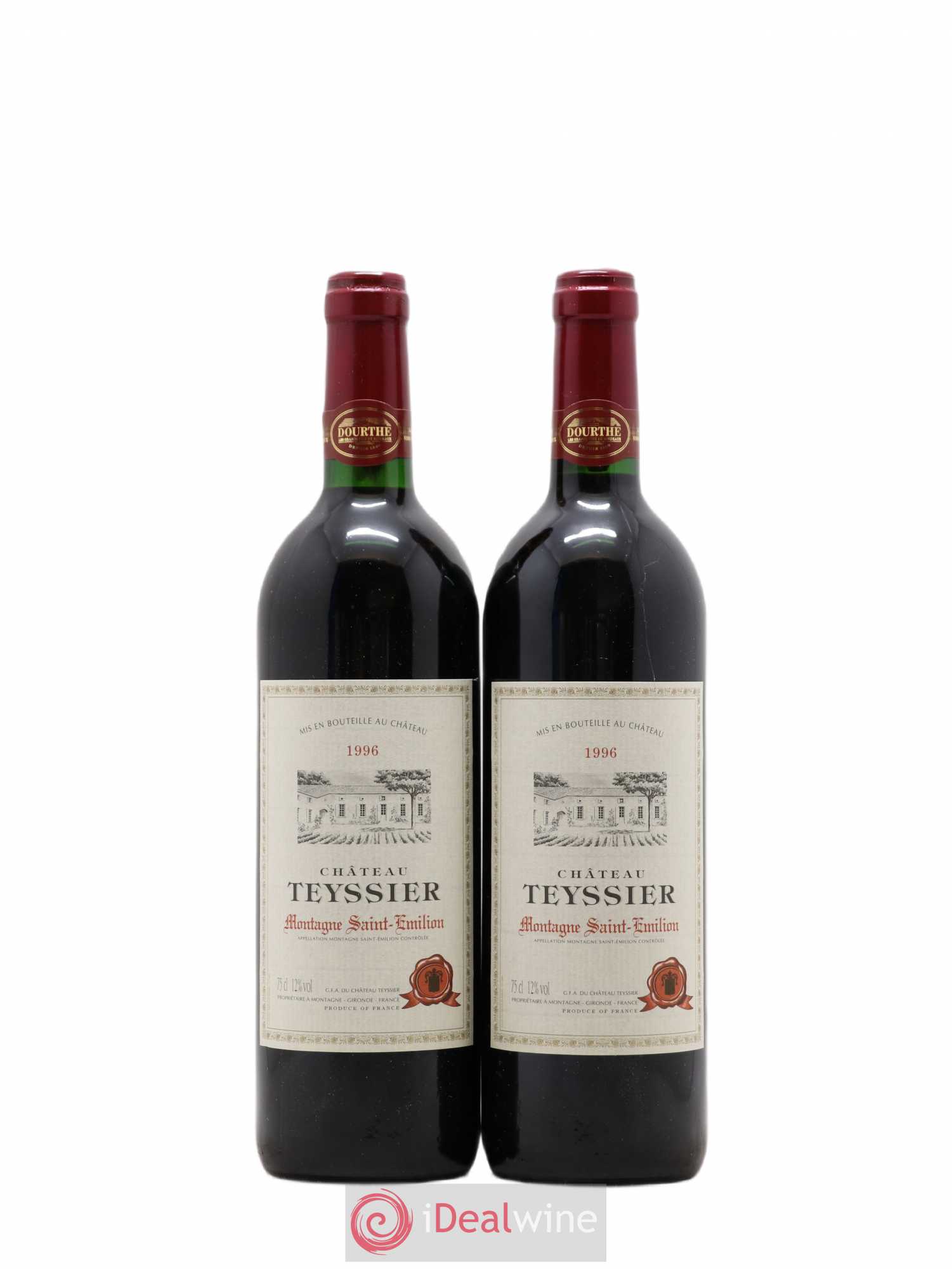 Saint-Émilion Grand Cru Chateau Teyssier (sans prix de réserve) 1996 - Posten von 2 Flaschen - 0