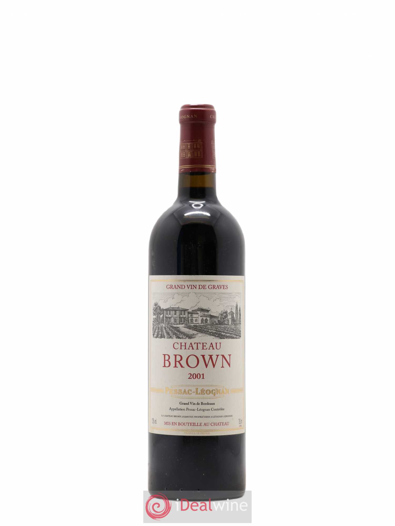 Château Brown 2001 - Lot de 1 bouteille - 0